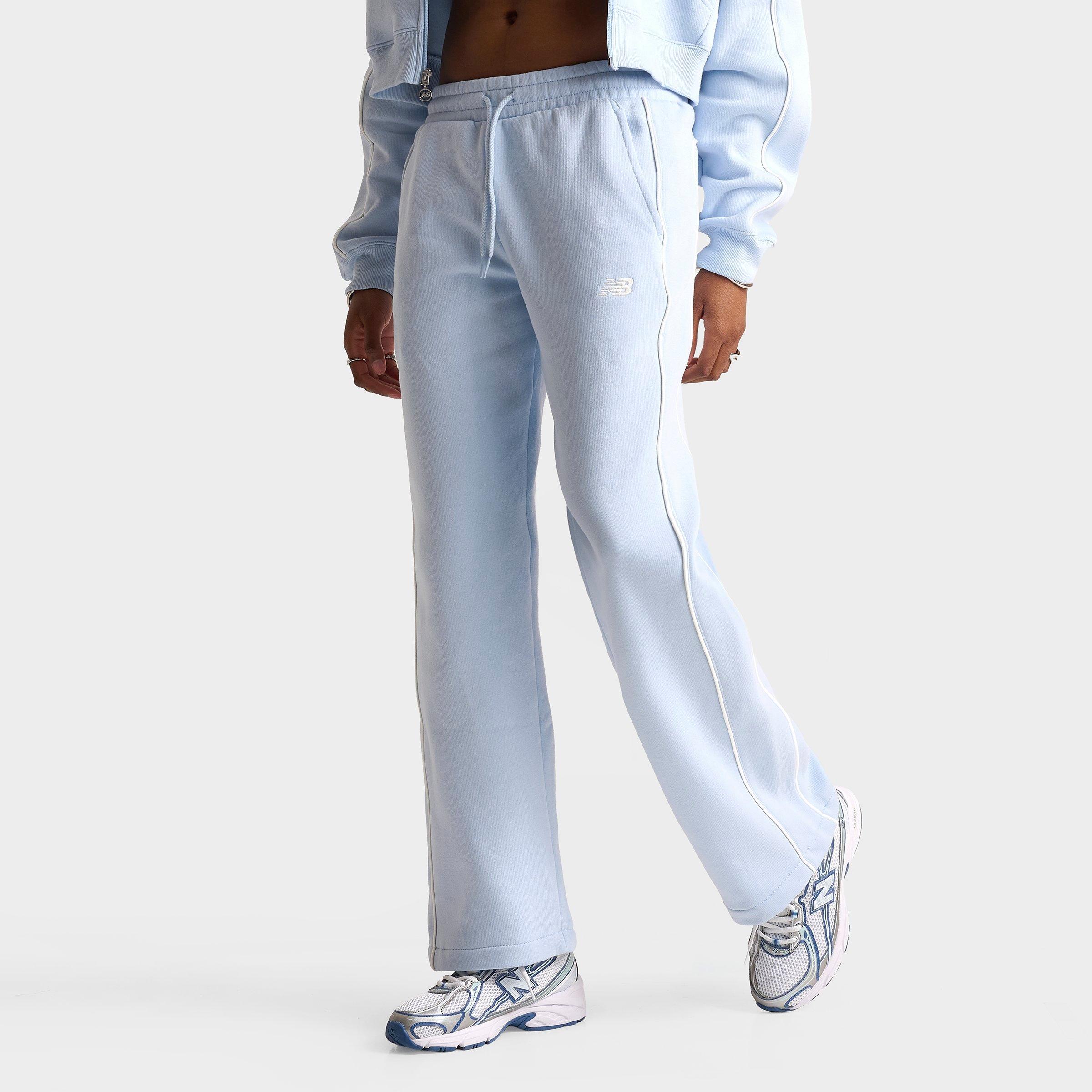 【新品】 M.U PIPING JOG TOP BK Women's New Balance Piped Wide-Leg Jogger Pants | Finish Line