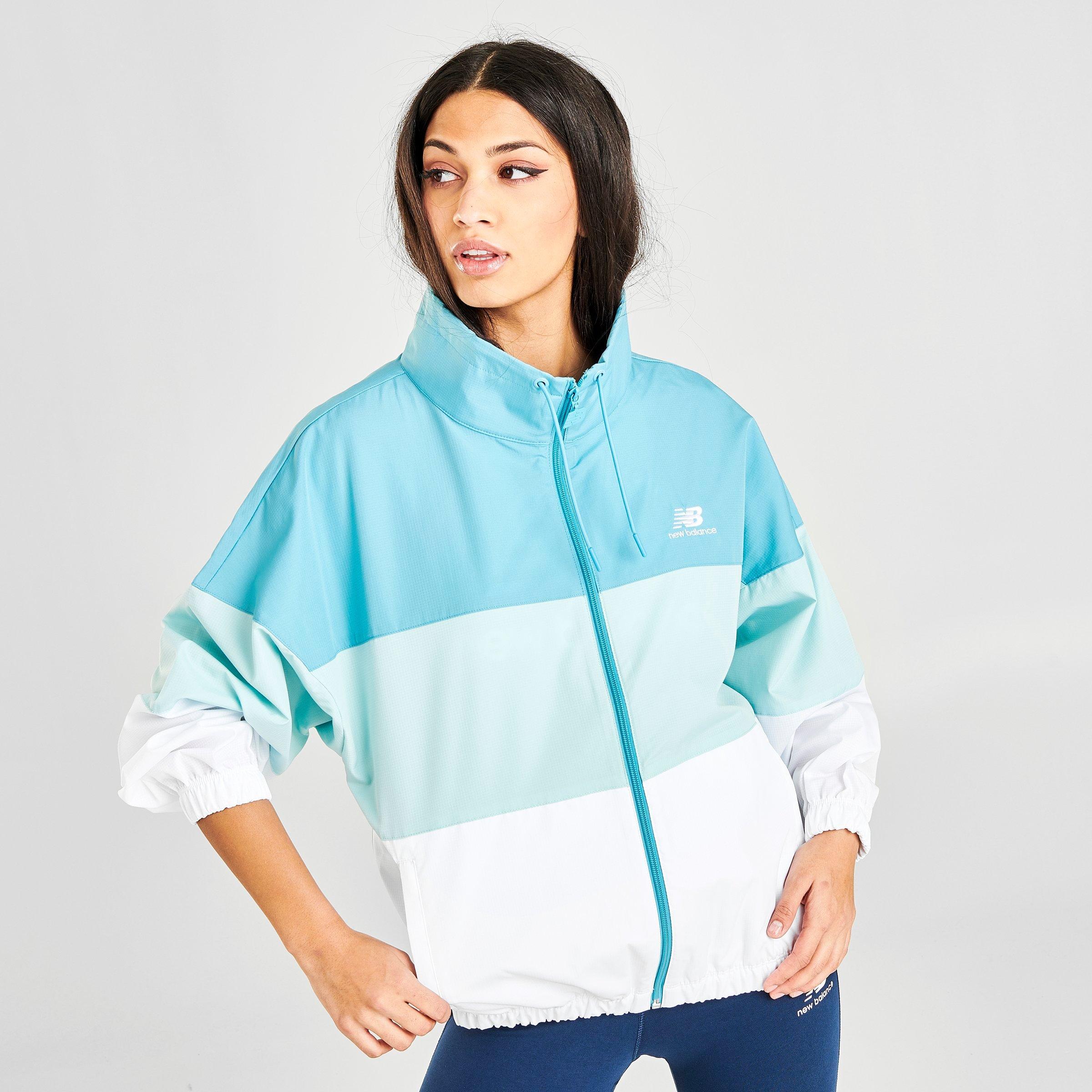 new balance windbreaker blue