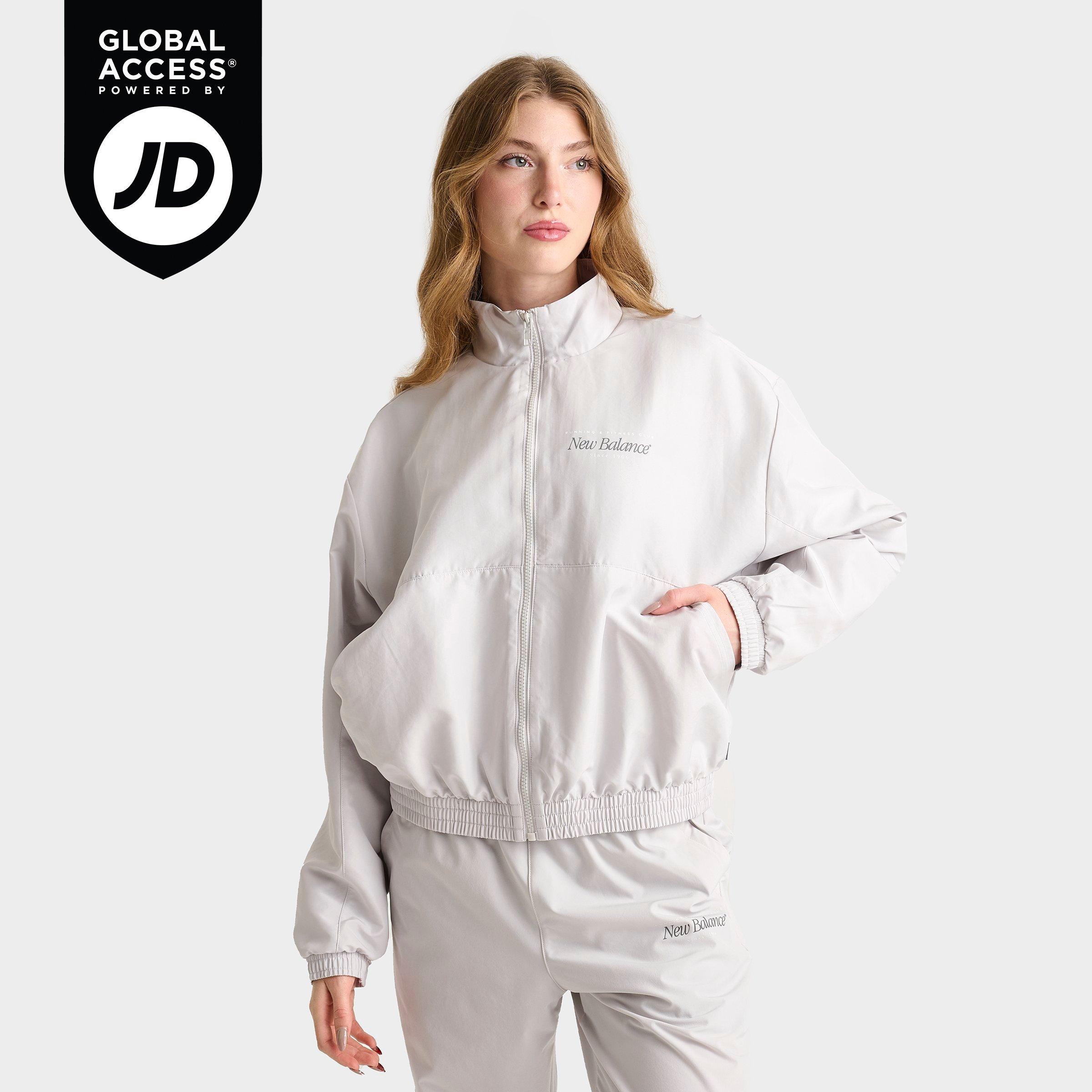 【New Balance】 WOMEN Two-Layer Hood Woven Jacke Women's New Balance Lightweight Woven Jacket | Finish Line
