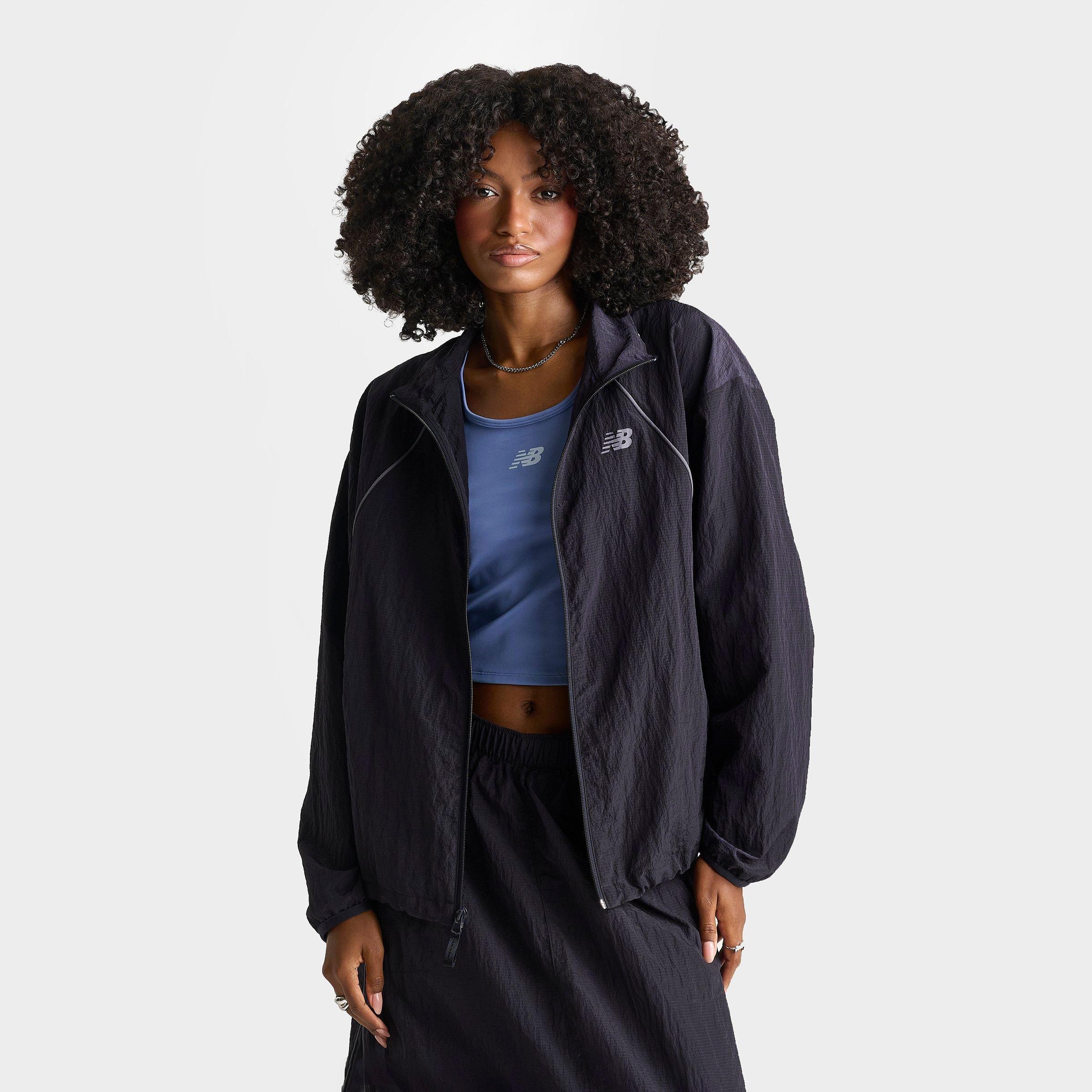 Women's New Balance Sport Legacy Woven Full-Zip Jacket | Finish Line