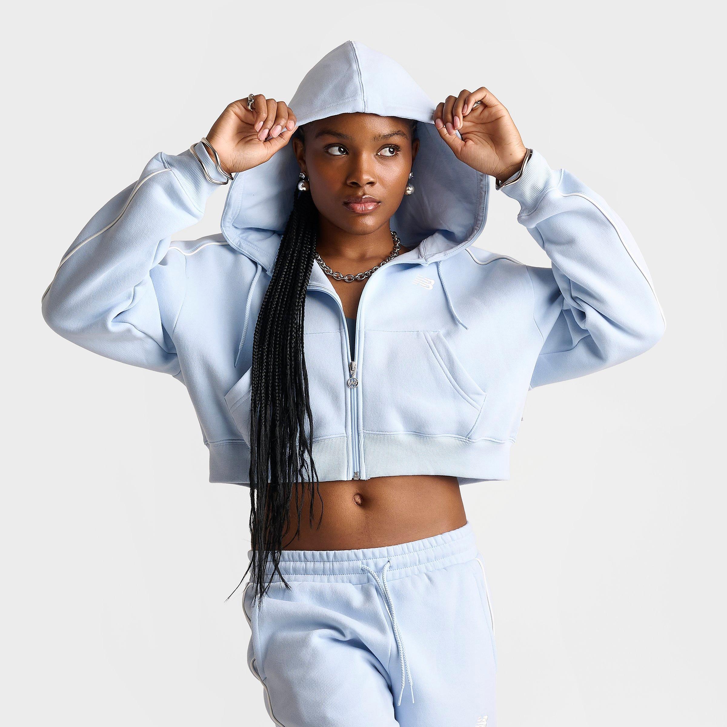 room306 CONTEMPORARY - グラムリップス ノースリーブスウェットフーディー Women's New Balance Piped Cropped Full-Zip Hoodie | Finish Line