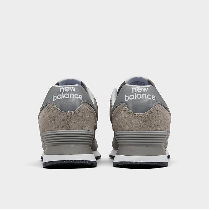Left view of Women's New Balance 574 Core Casual Shoes in Grey/White Click to zoom