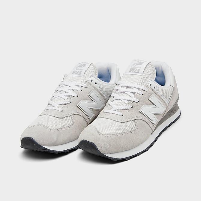 Three Quarter view of Women's New Balance 574 Casual Shoes in Nimbus Cloud/White Click to zoom