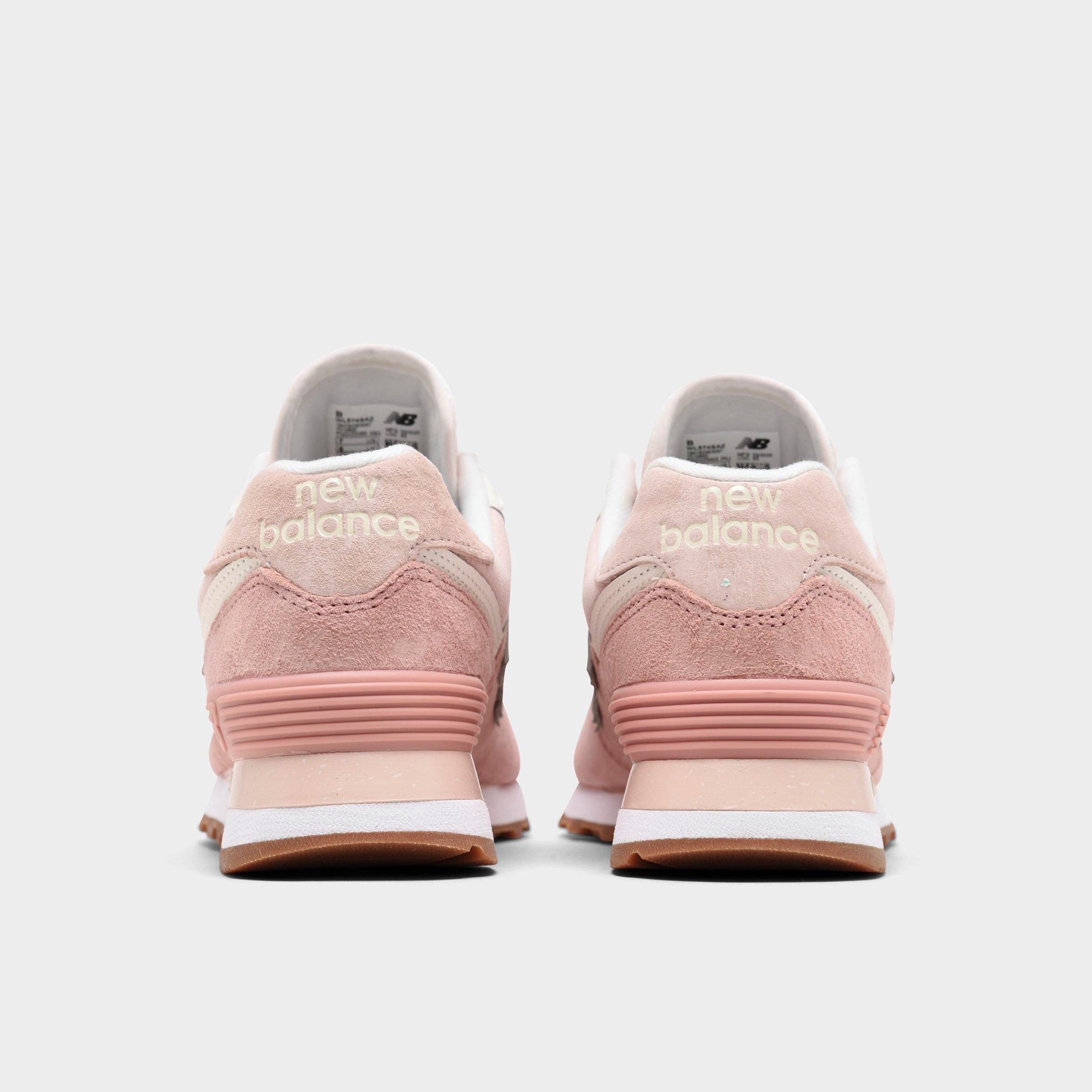 new balance women's 574 rose gold casual sneakers from finish line