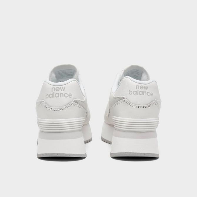 Womens New Balance 574+ Athletic Shoe - White