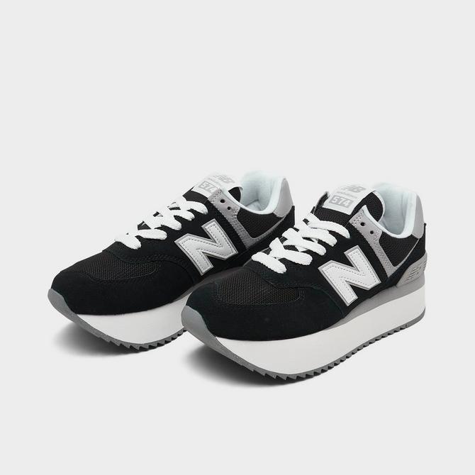 New Balance Women's 574 Core Black & White