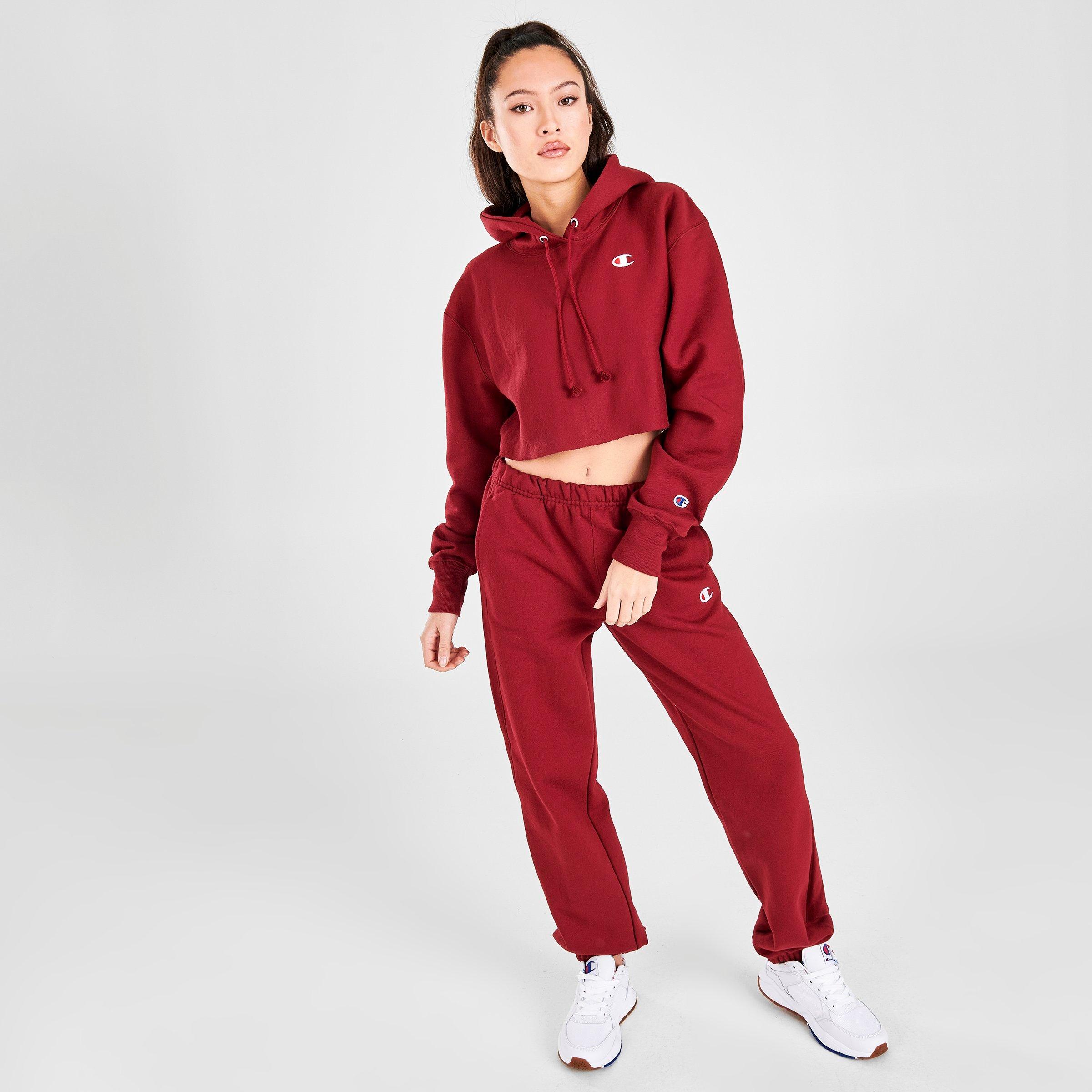 maroon champion sweatpants