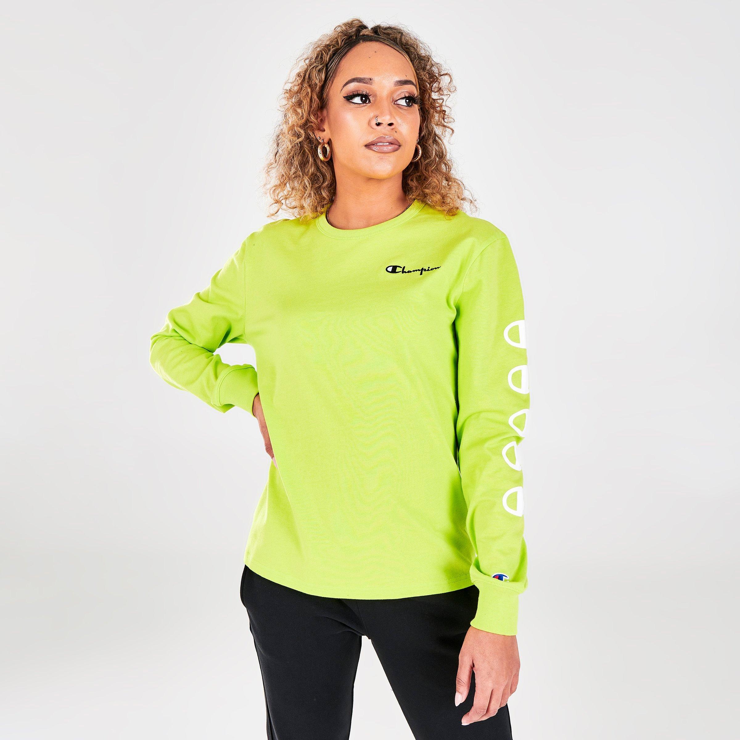 champion yellow shirt womens