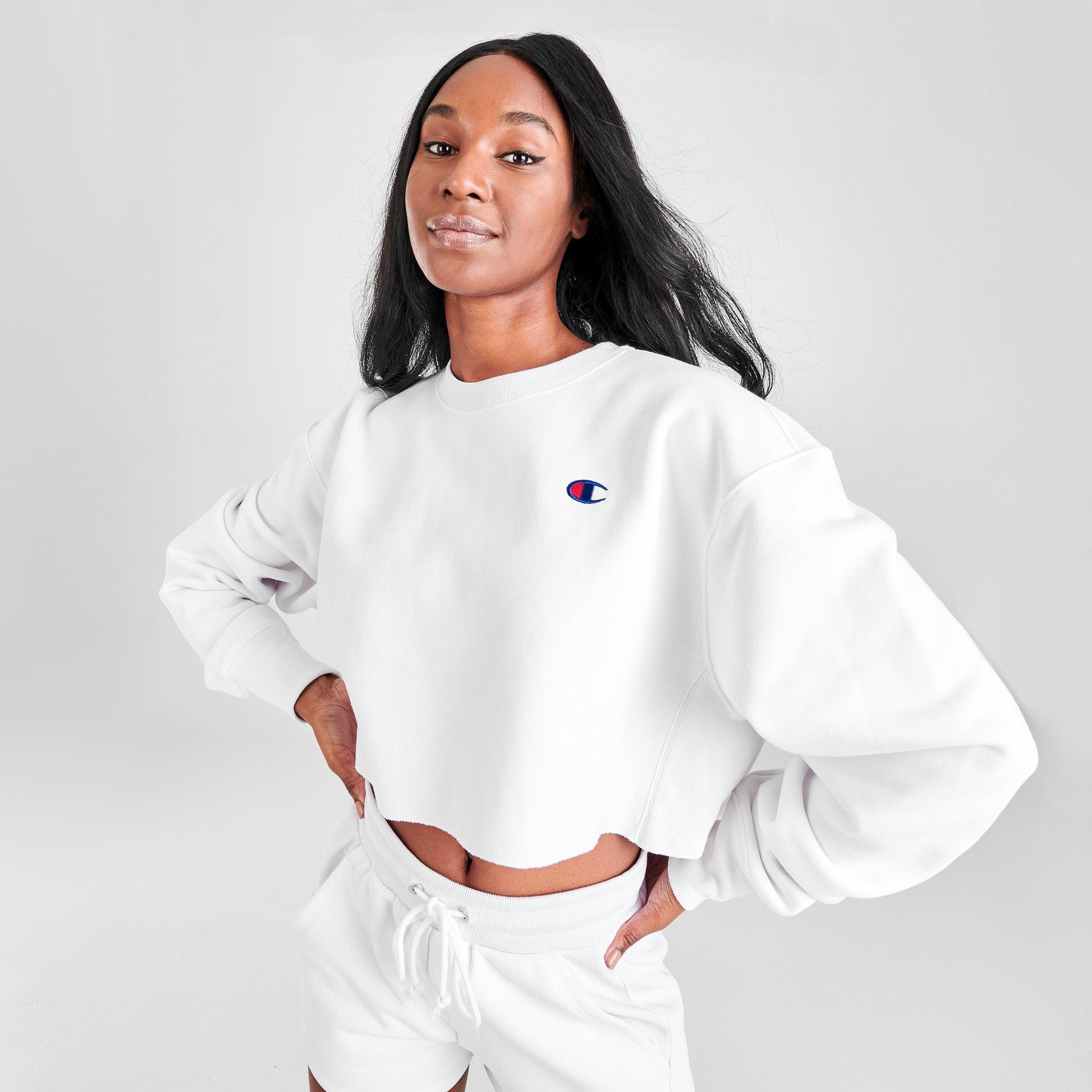 champion crew neck sweater women's