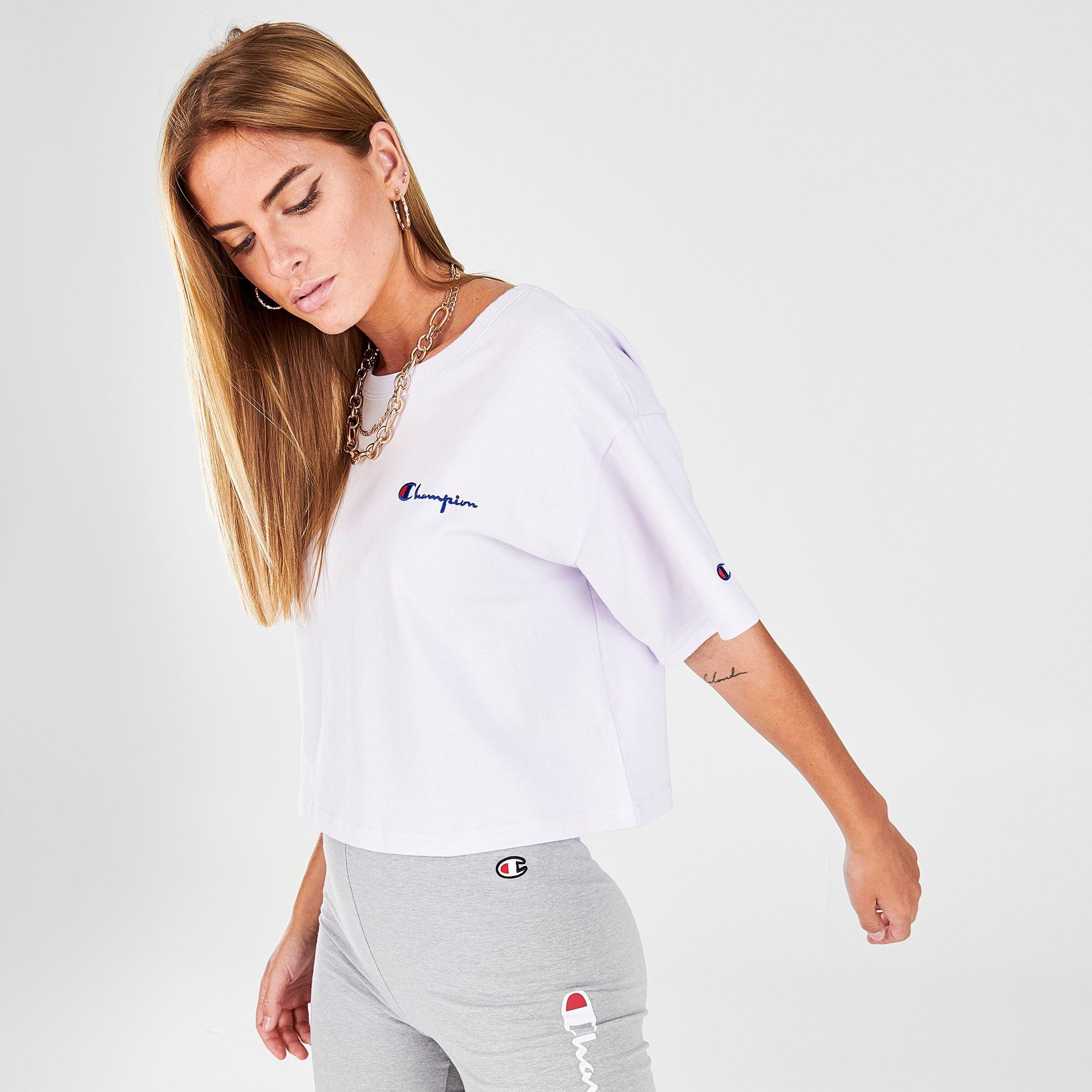 champion white t shirt women's