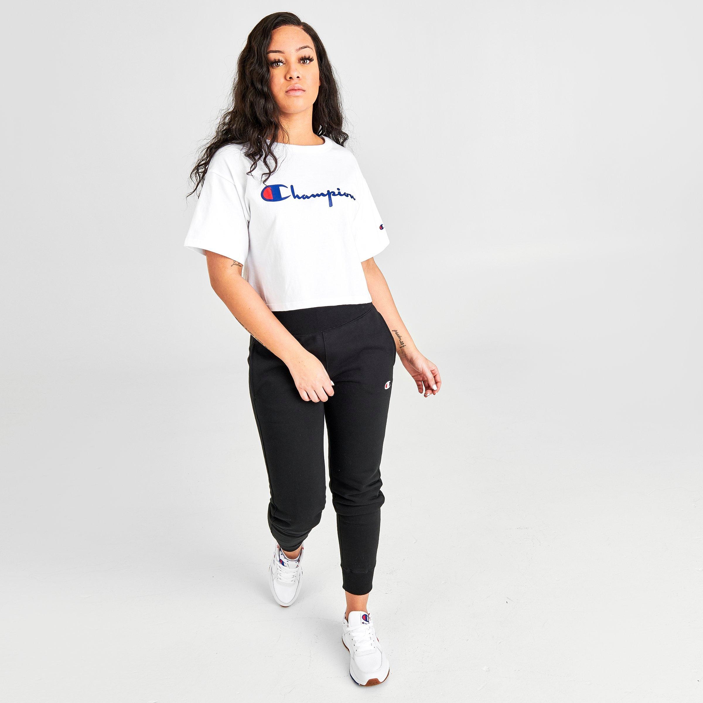 white champion shirt outfit