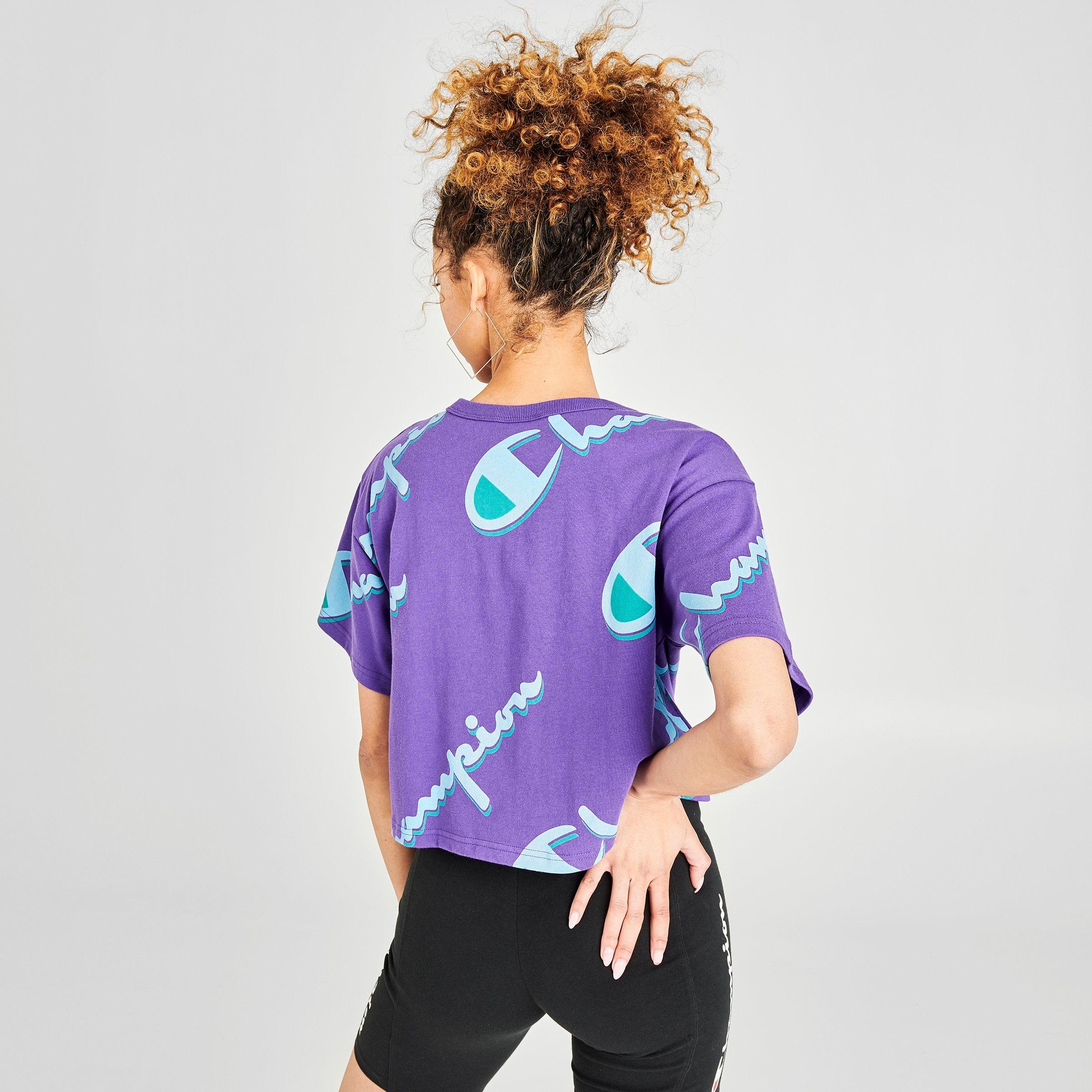 purple champion shirt womens