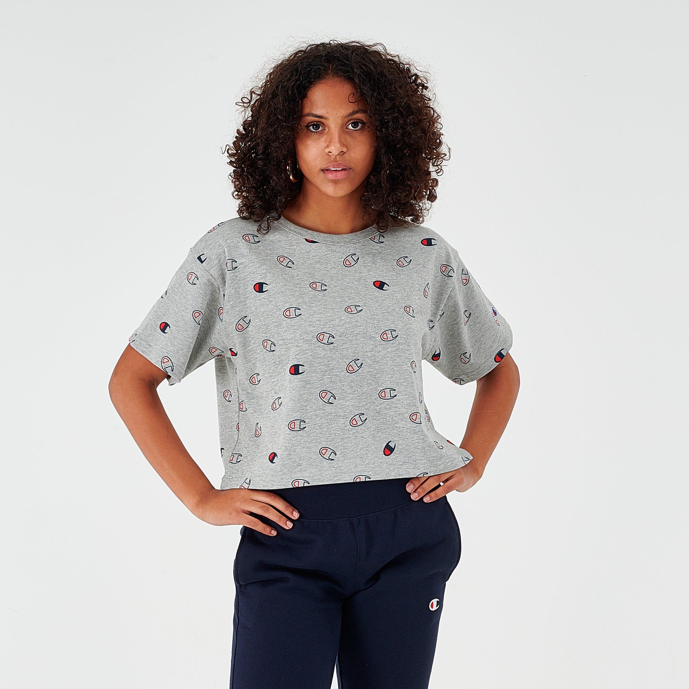 champion curl cropped sweatshirt