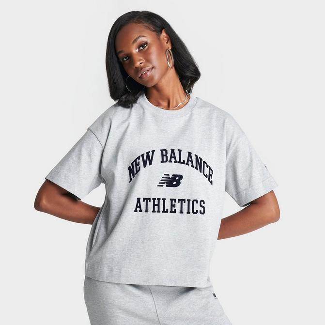 Women's New Balance Athletics Varsity Boxy T-Shirt| Finish Line