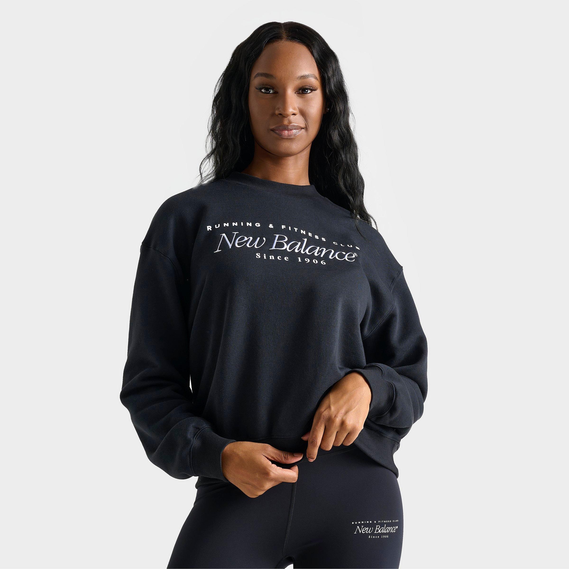 Women's New Balance Logo Crewneck Sweatshirt | Finish Line