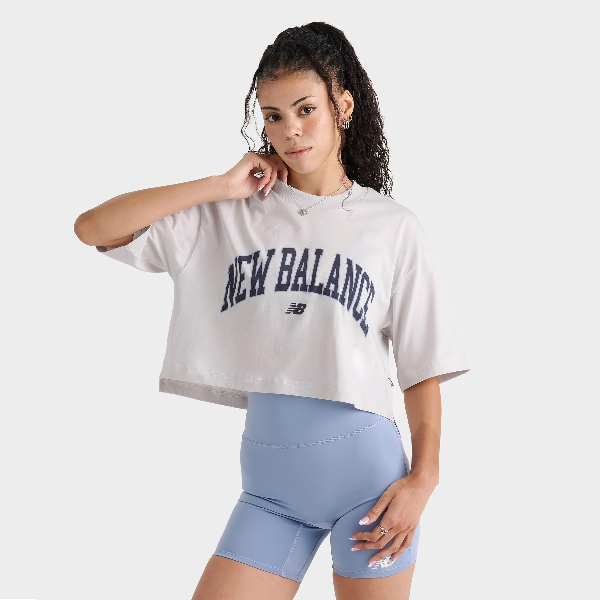 Women's New Balance Collegiate Crop T-Shirt | Finish Line
