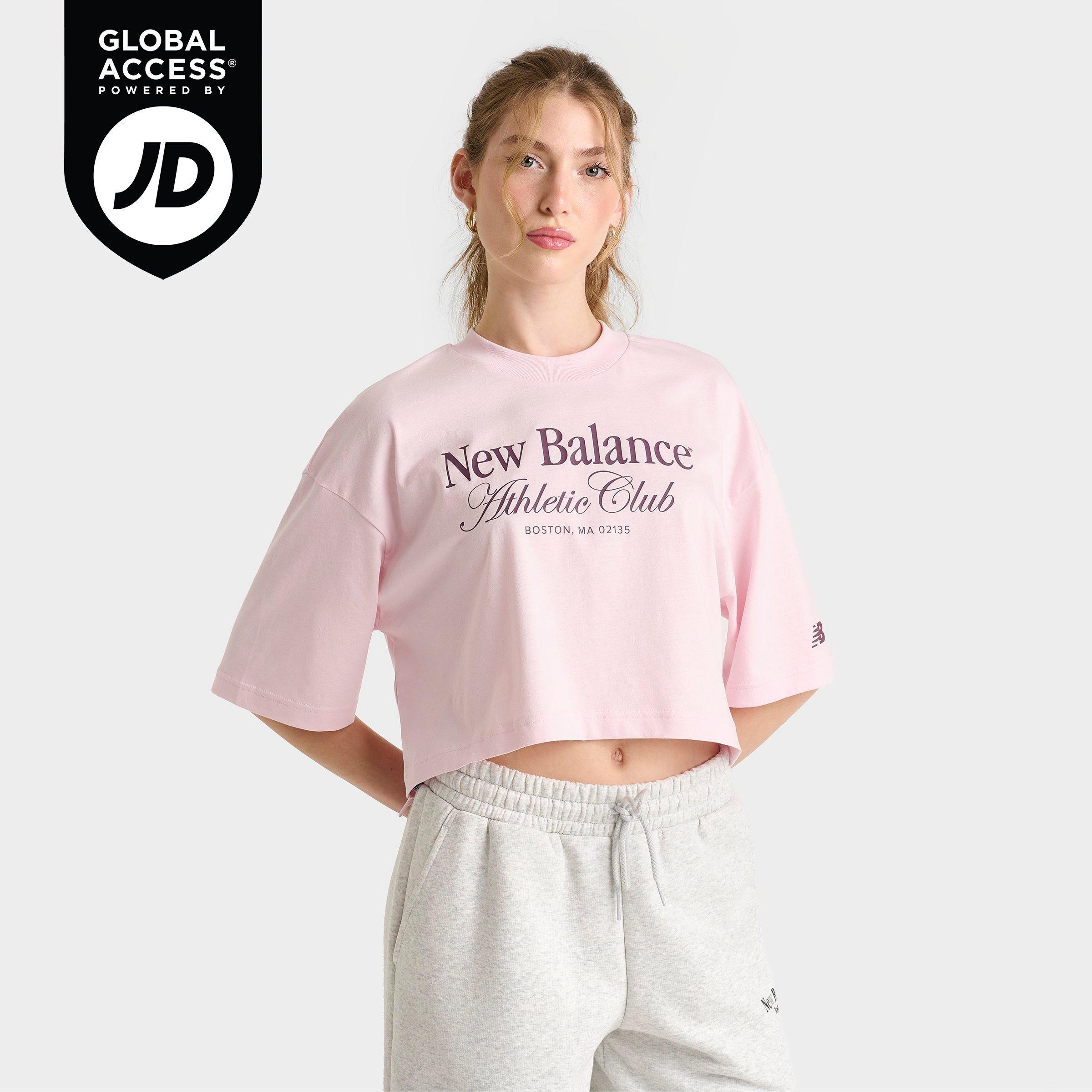 ☆【New Balance】☆Women Logo slimpit crop top Tシャ.ツ☆ ☆【New Balance】☆Women Logo slimpit crop top Tシャ.ツ