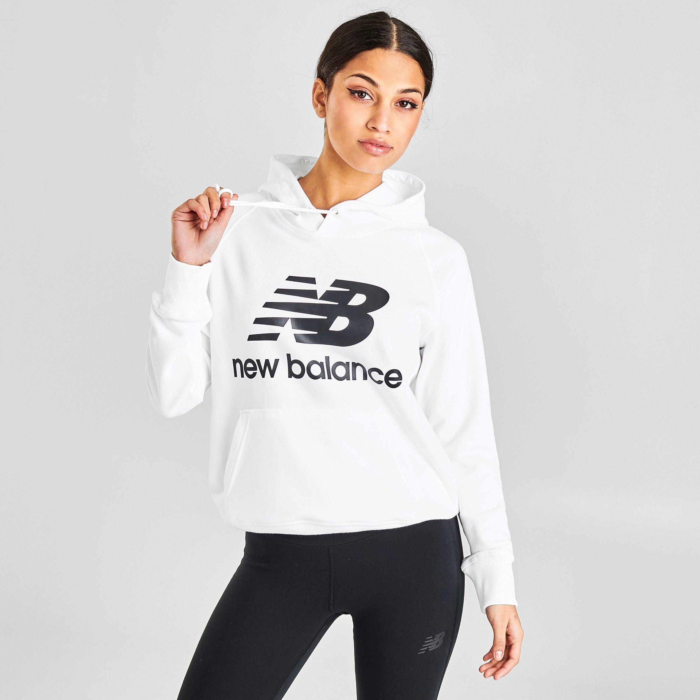 new balance essentials pullover hoodie