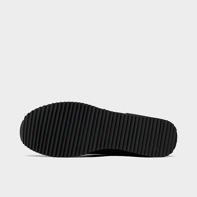 Bottom view of Men's EA7 Emporio Armani Sporty Casual Shoes in Black/Metallic Gold Click to zoom