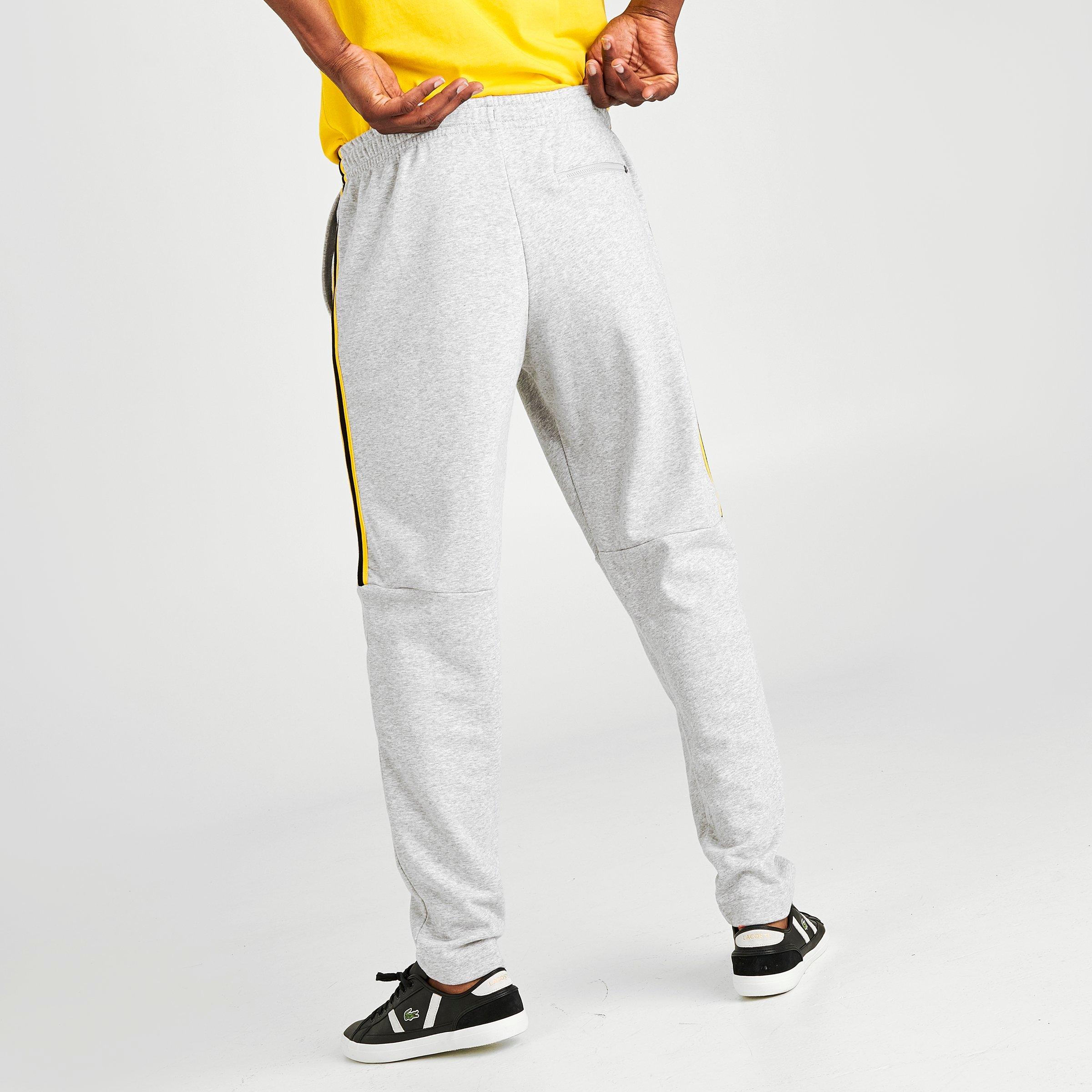 lacoste sport fleece jogger pants