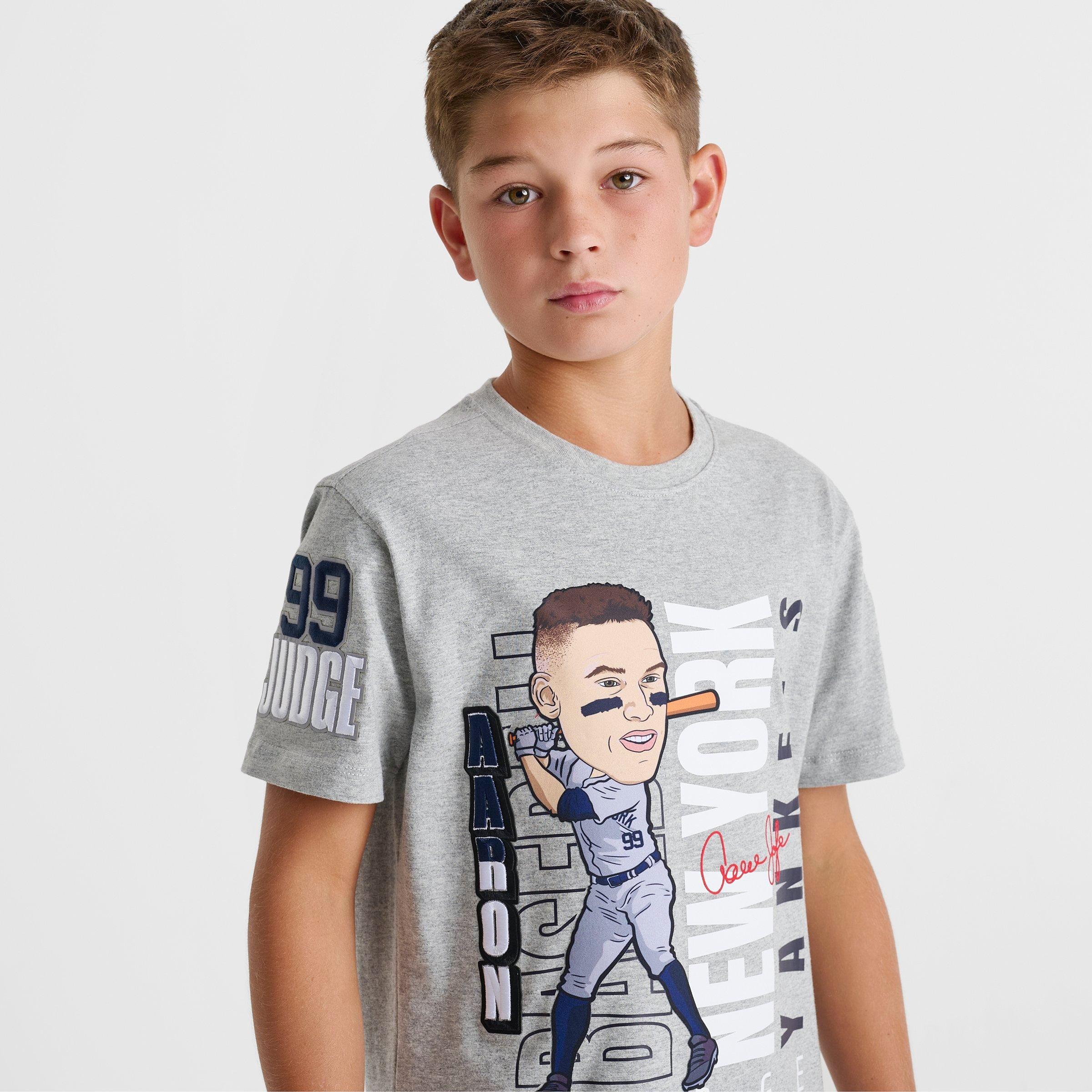 Big Kids' Pro Standard Aaron Judge New York Yankees MLB Avatar Graphic T-Shirt