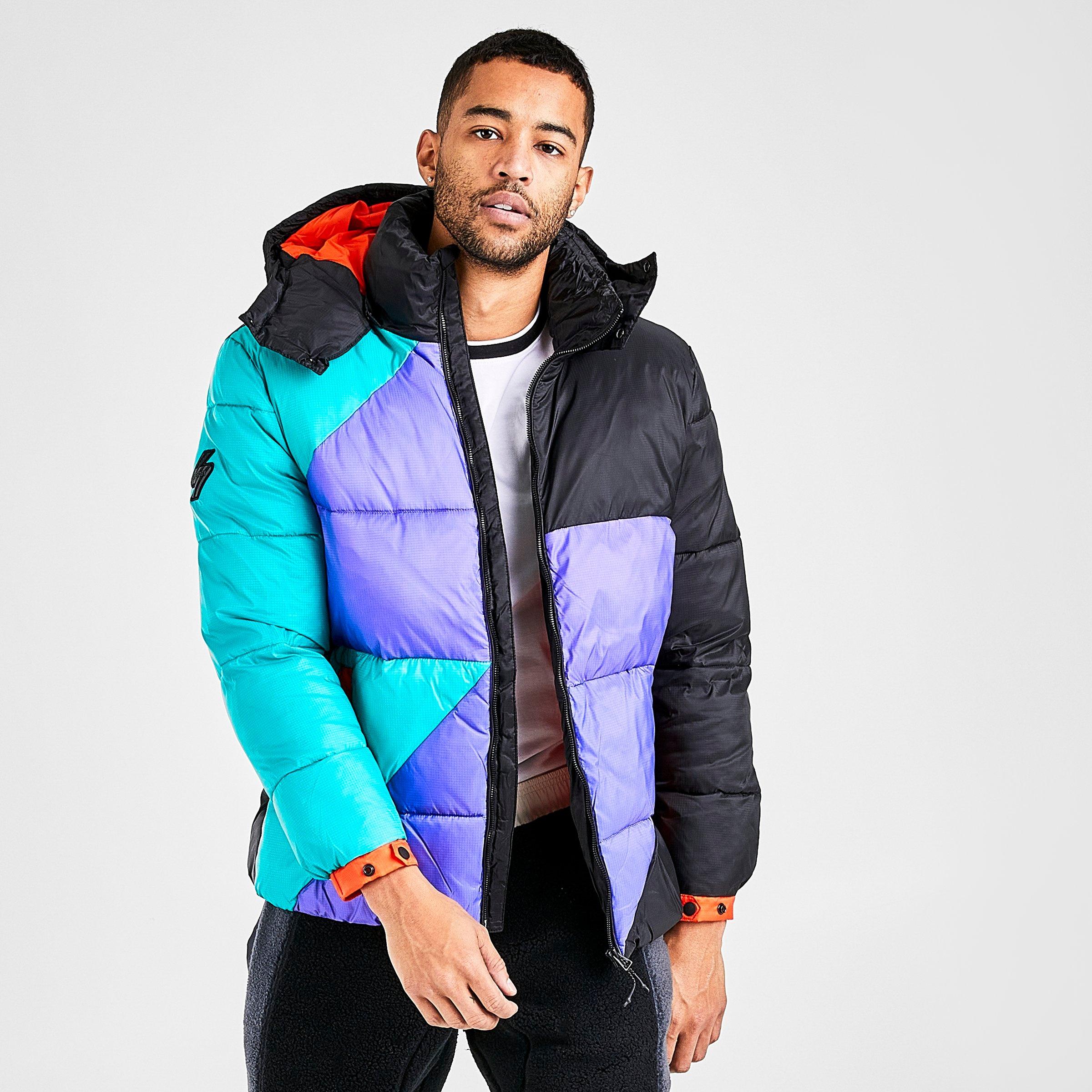 superdry long sports padded coat