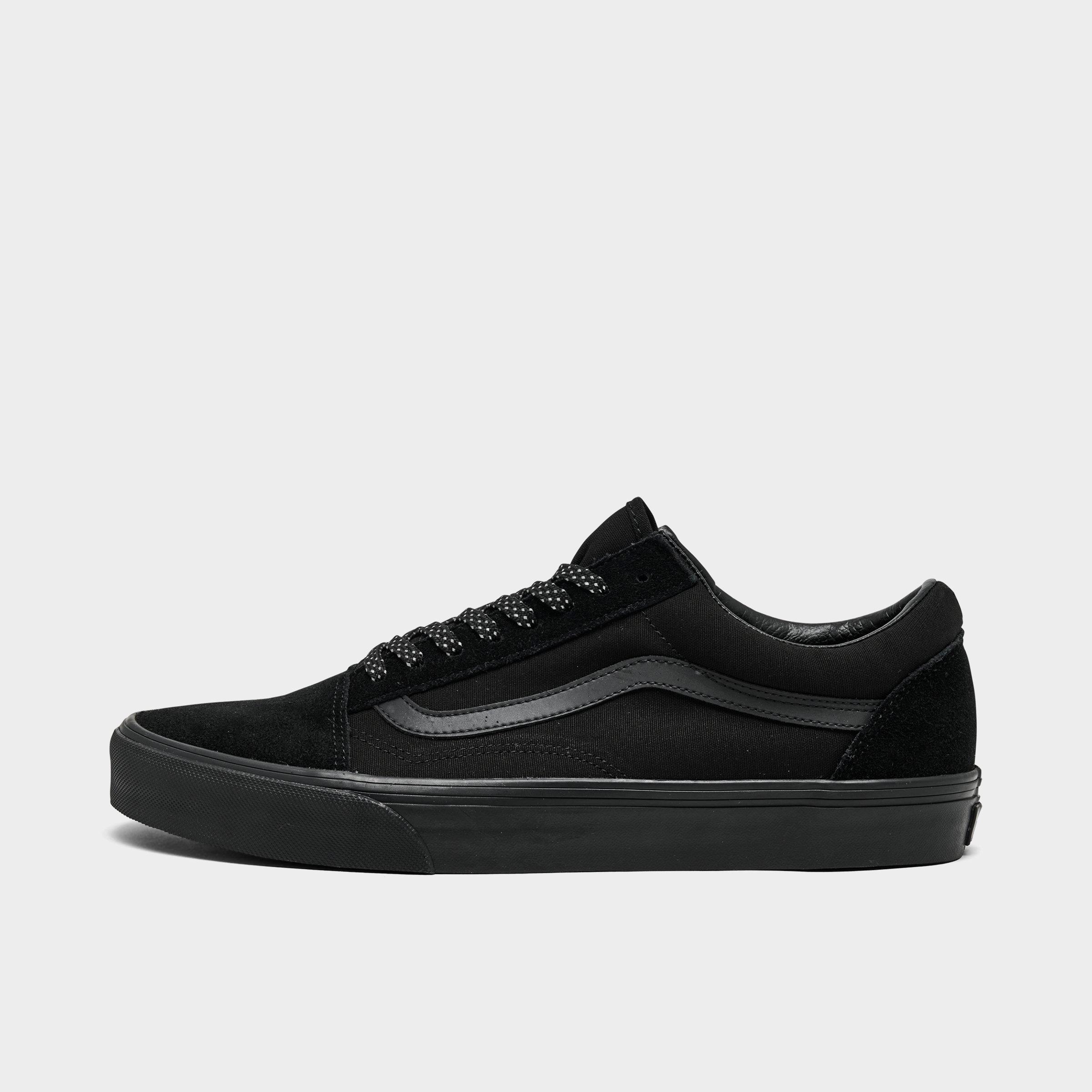 Vans Men's Old Skool Reflective Casual Shoes in Black/Reflective Size: 7.5