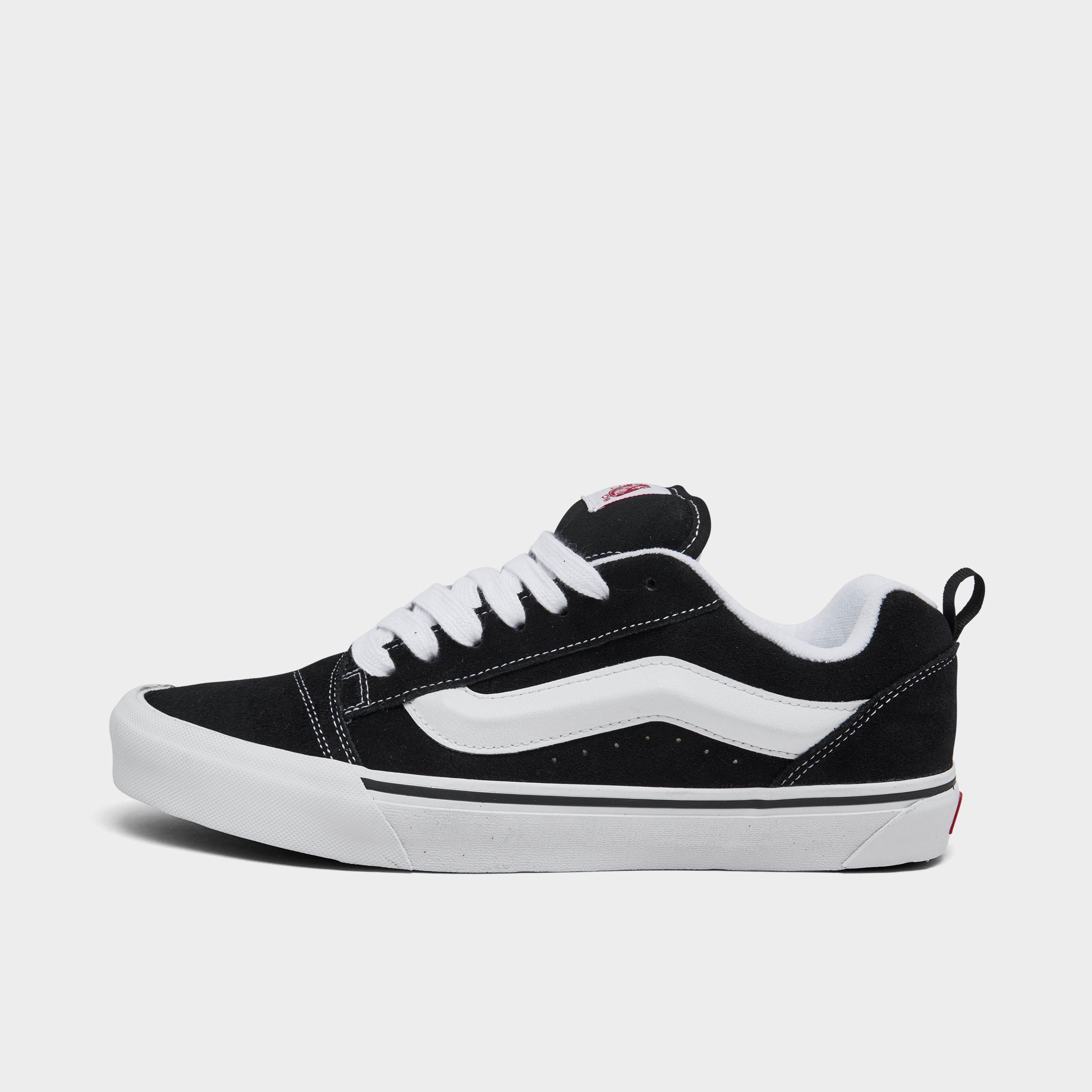 Vans Men's Knu Skool Casual Shoes in Black/Black Size 8 Suede