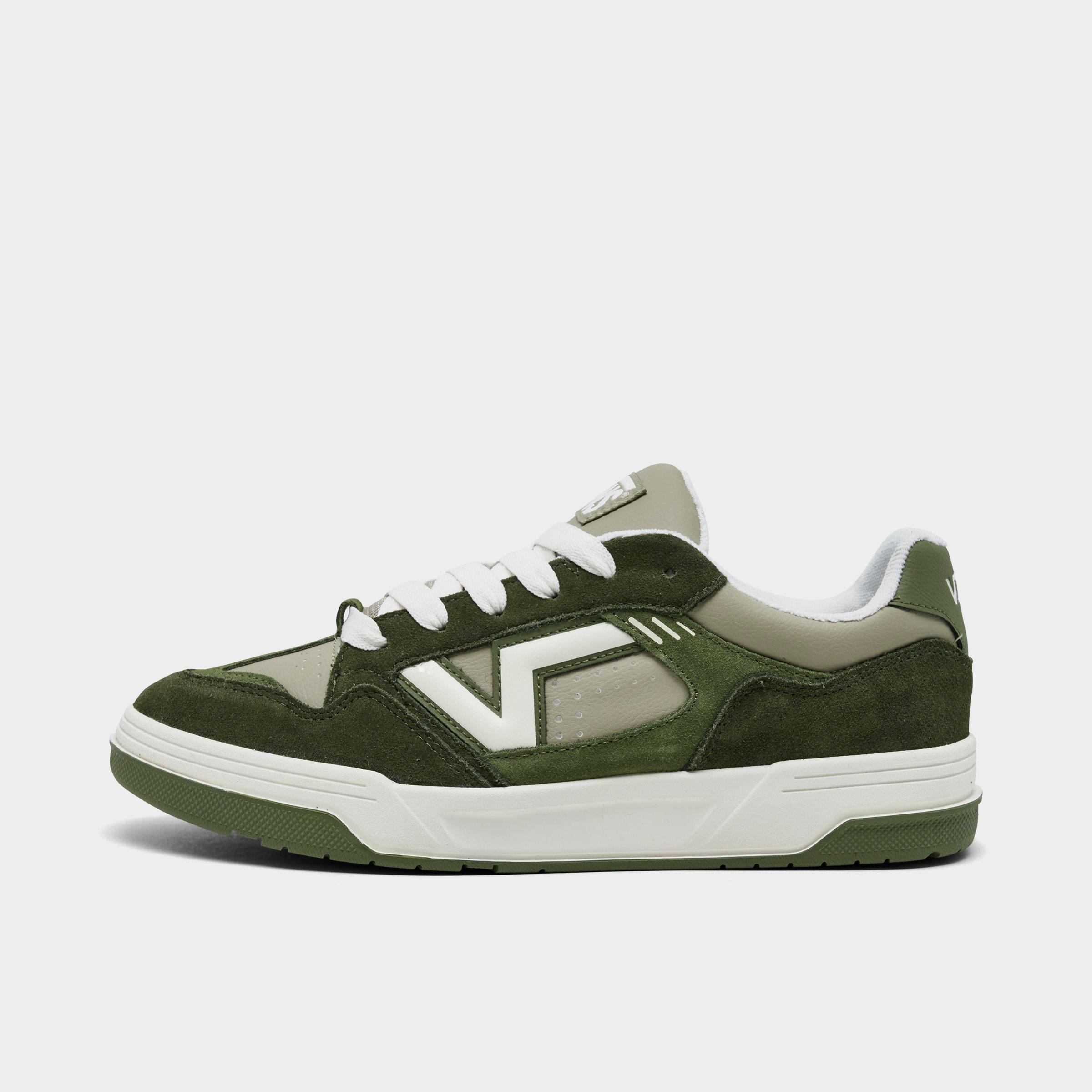 Vans Men's Upland Casual Shoes in Green/Tan/White Size: 7.5