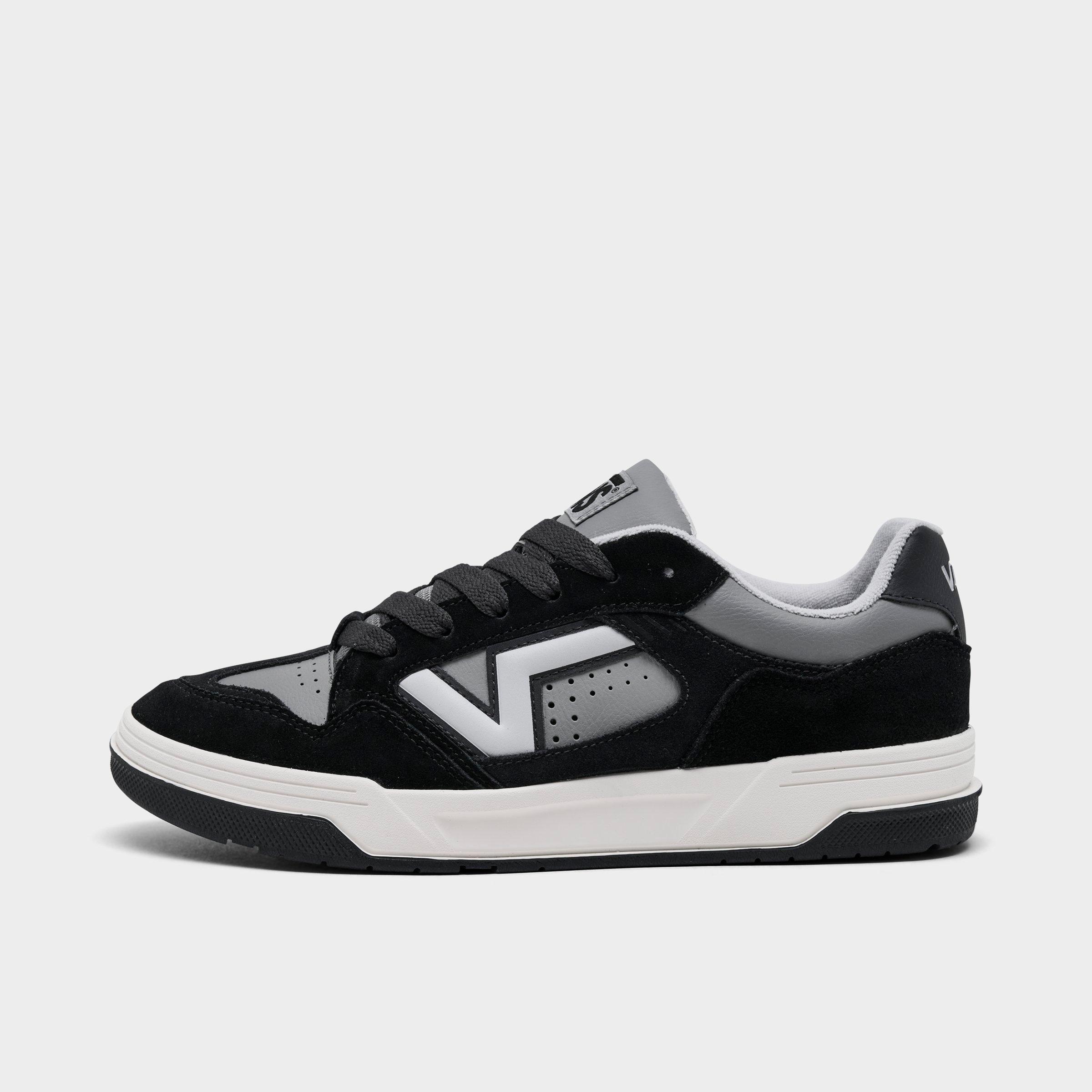 Vans Men's Upland Casual Shoes in Black/Grey/White Size: 7.5