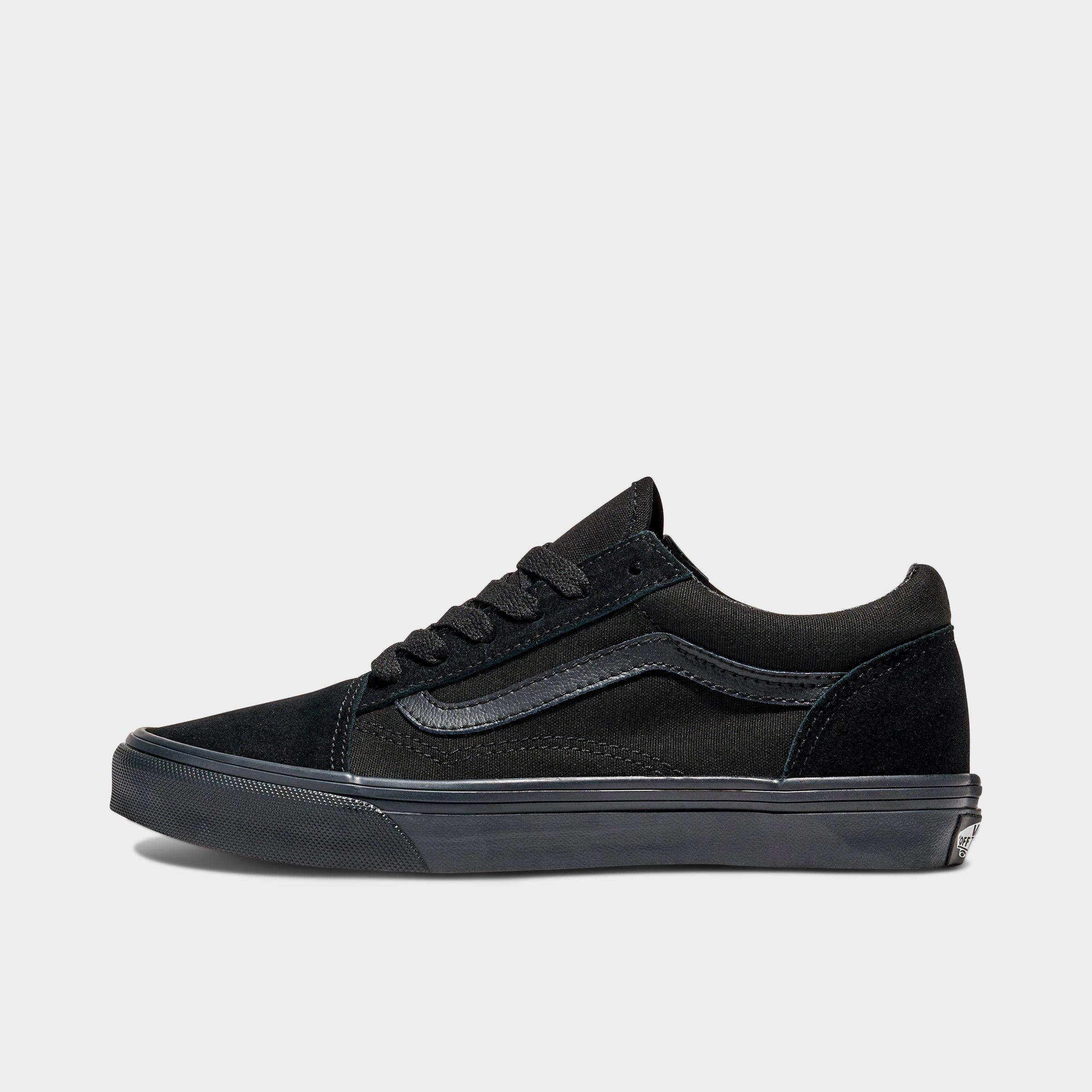 Vans Big Kids Old Skool Casual Shoes in Black Size: 3.5