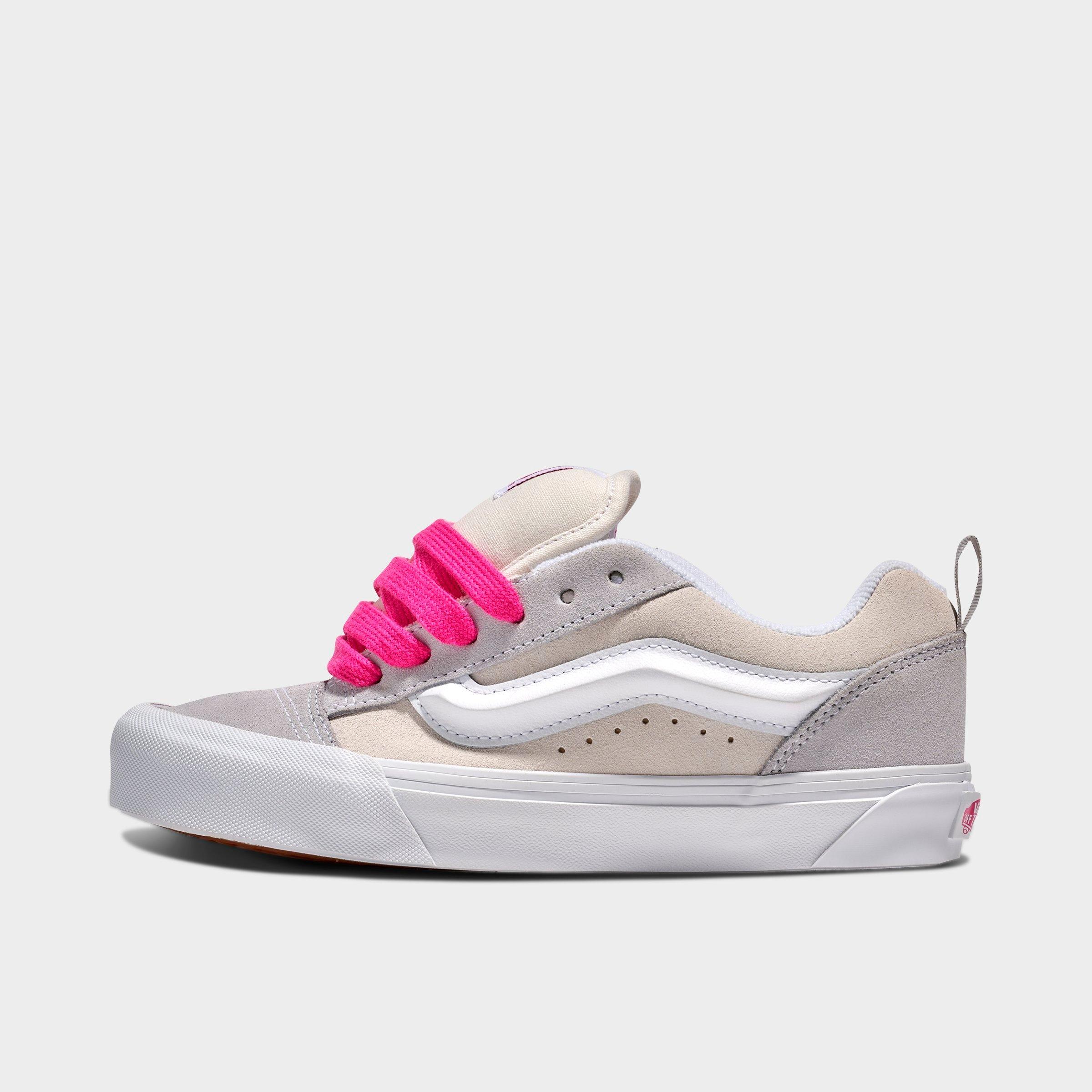 Vans Women's Knu Skool Casual Shoes in Pop Lace/Grey Size: 3.5