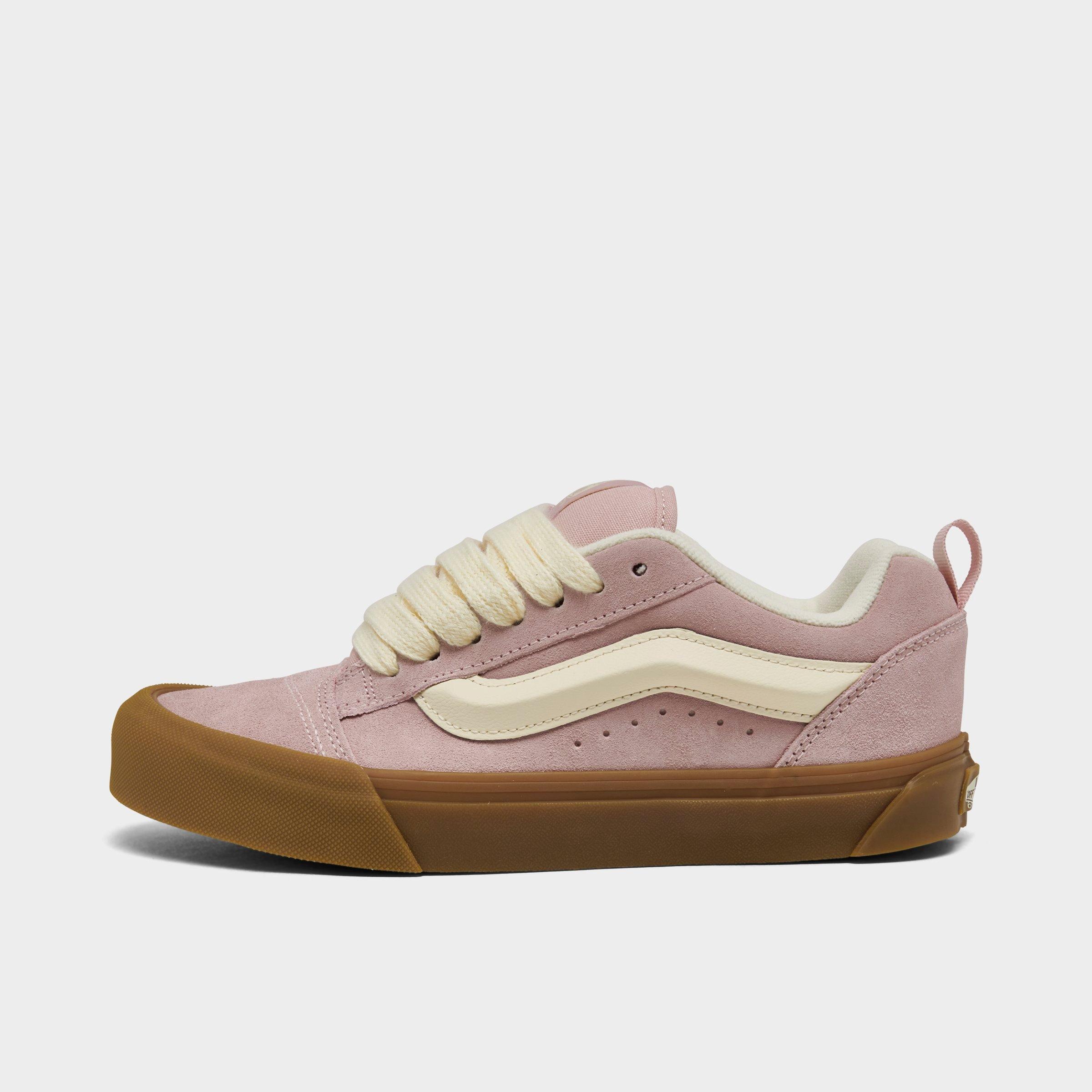 Vans Women's Knu Skool Casual Shoes in Pink/Rose Size 6.5 Suede