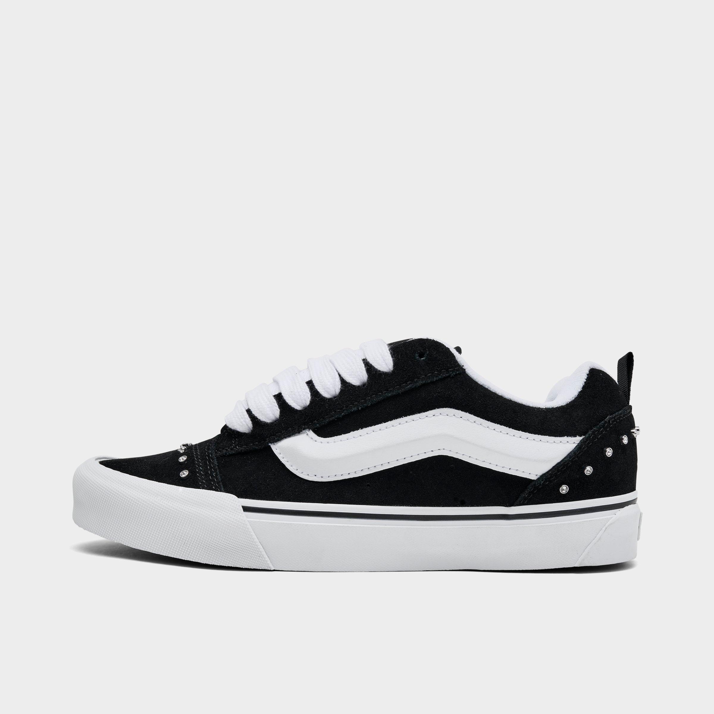Vans Men's Knu Skool Casual Shoes in Black/White Size: 7.5