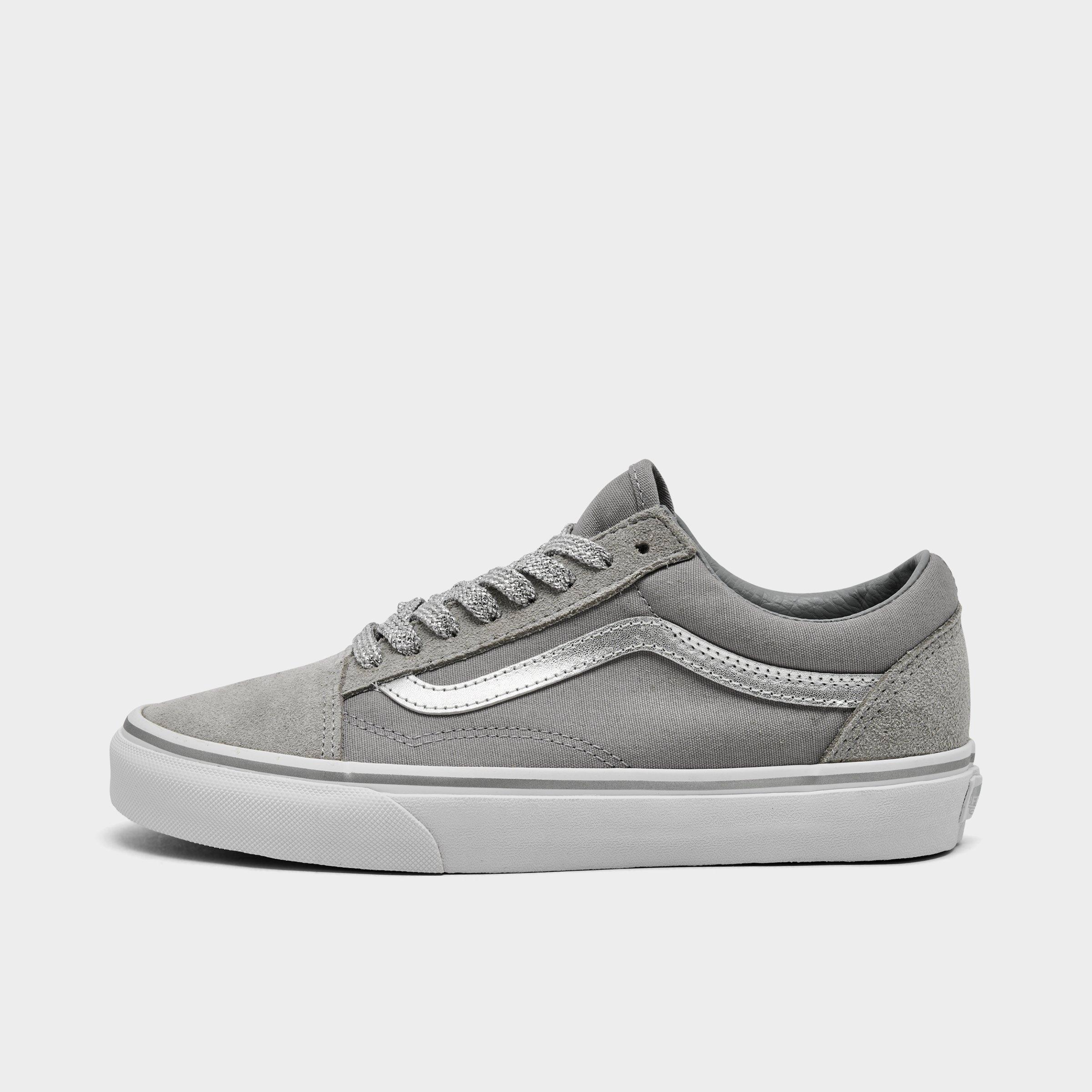 Vans Women's Old Skool Casual Shoes in Metallic Pop/Grey Size: 5.0