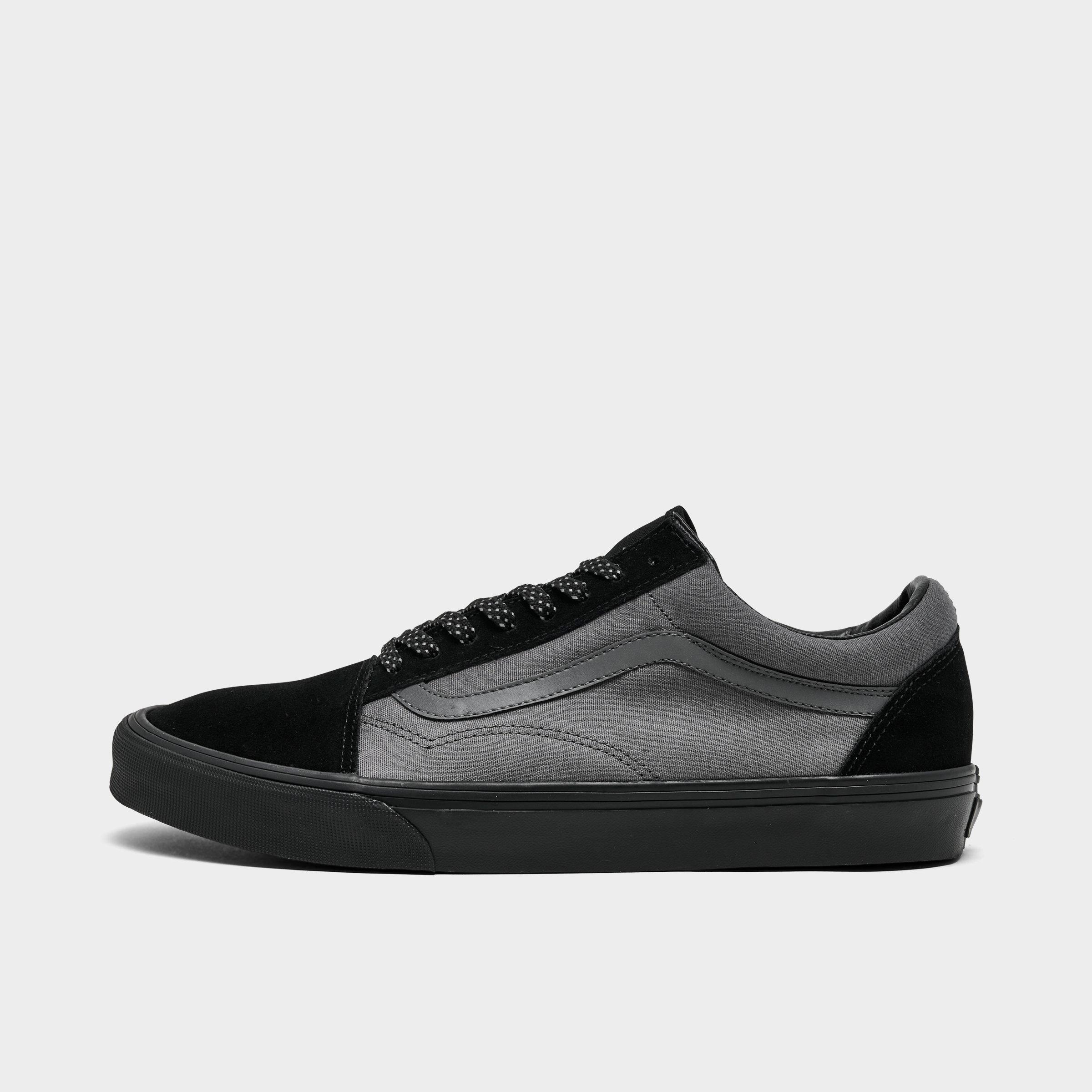 Vans Men's Old Skool Reflective Casual Shoes in Black/Pewter/Reflective Size: 7.5