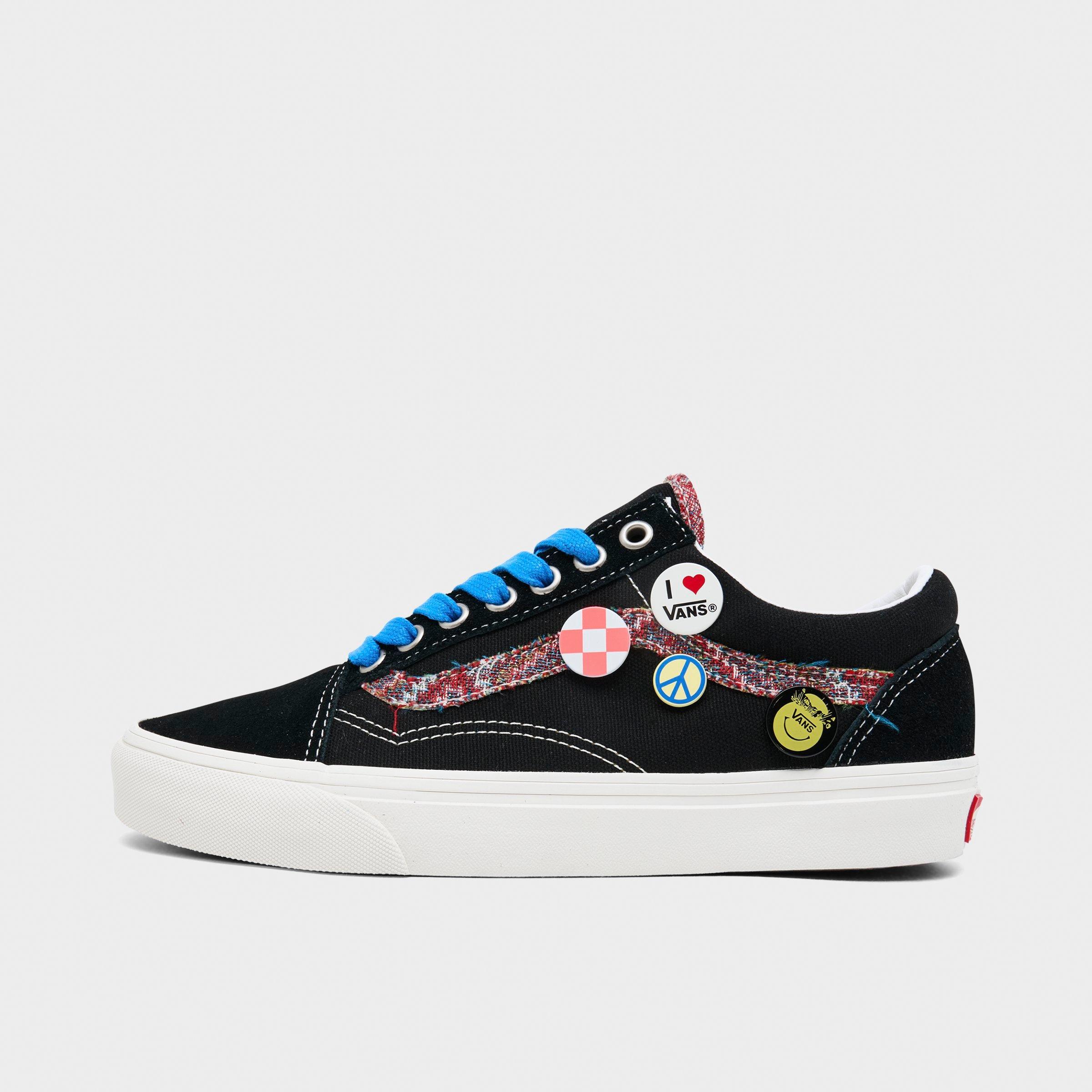 Vans Big Kids Old Skool Casual Shoes in Souvenir Black/Marsh Size: 5.0