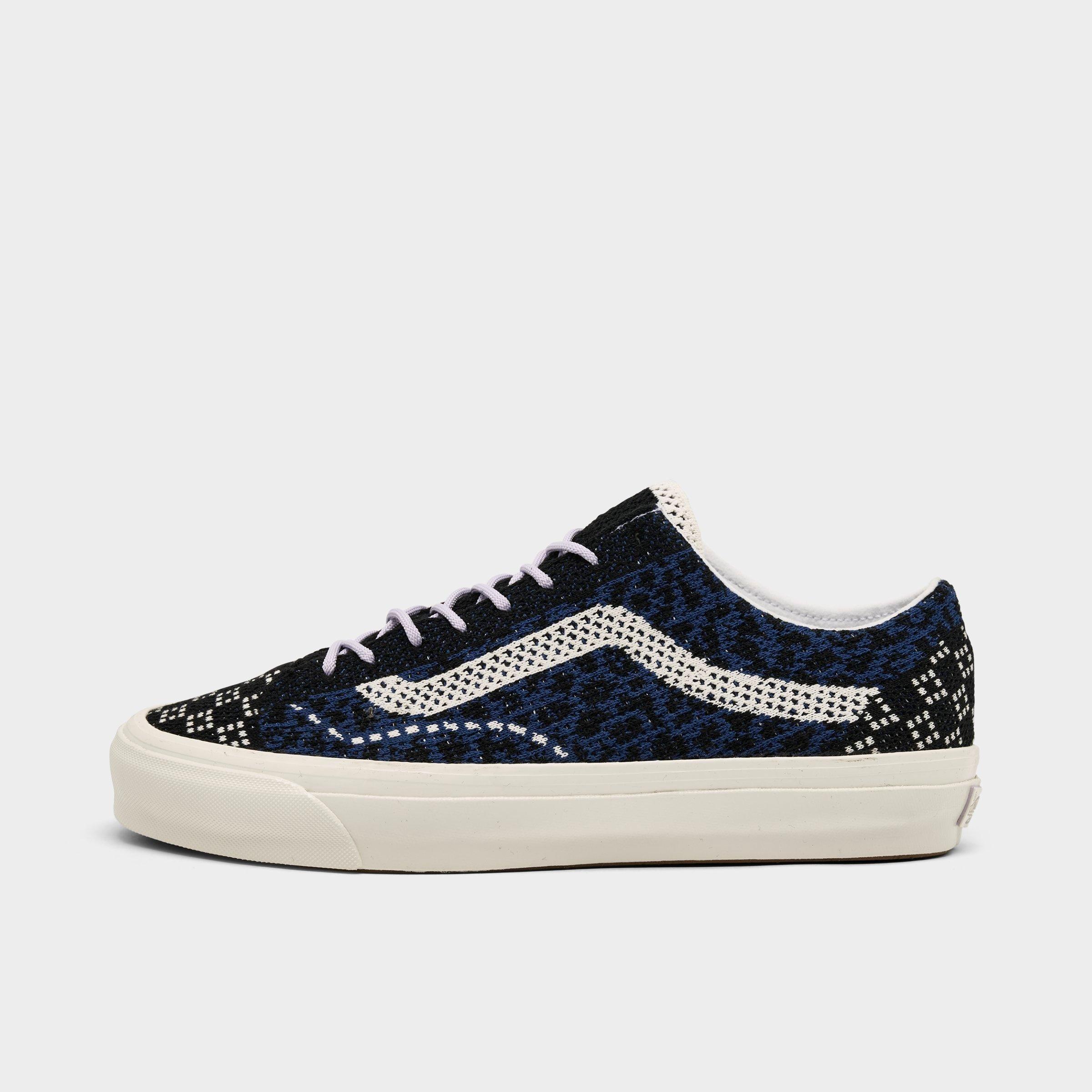 Vans Men's Old Skool Premium Casual Shoes in Cheetah Navy/Black/White Size: 7.5