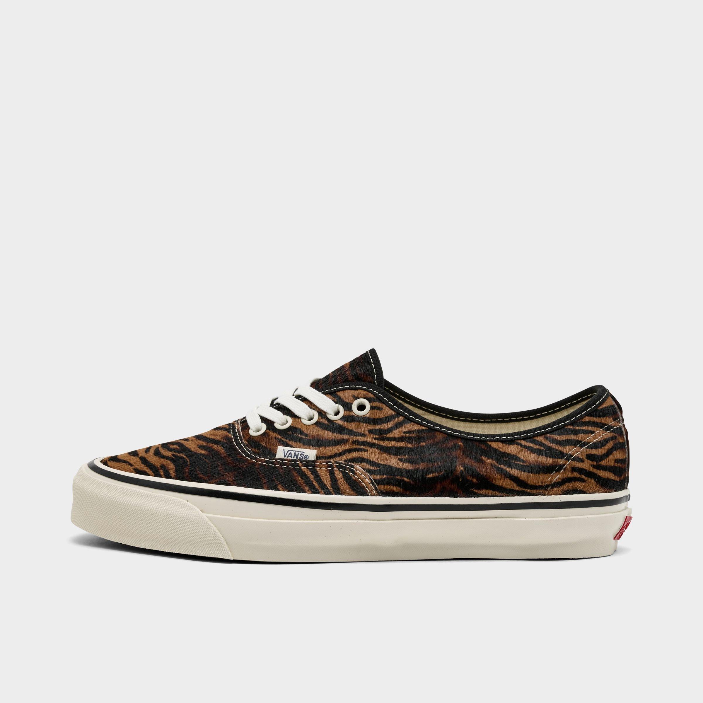 Vans Men's Authentic Casual Shoes in Pony Hair Tiger/Black Size: 12.0