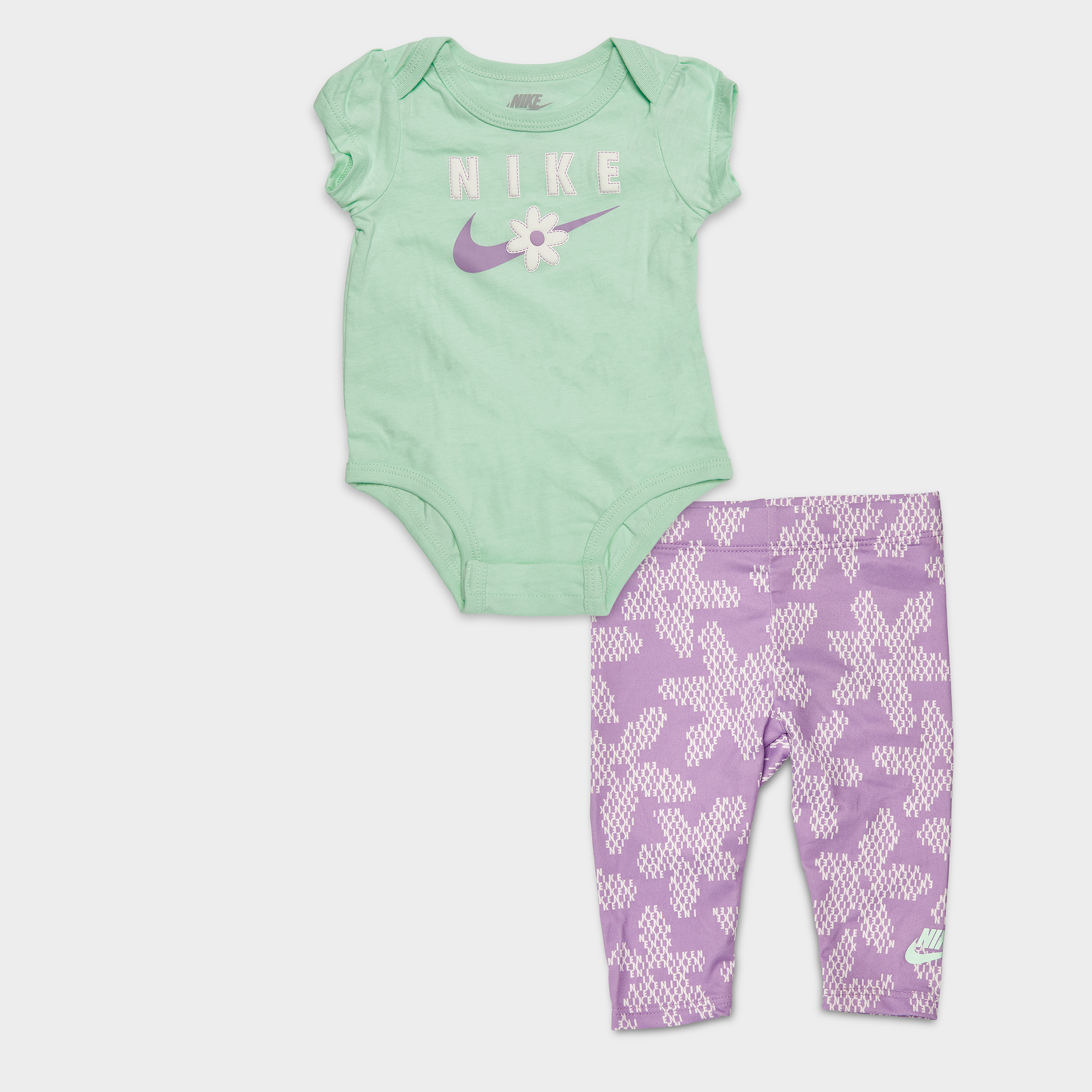 purple nike baby outfit