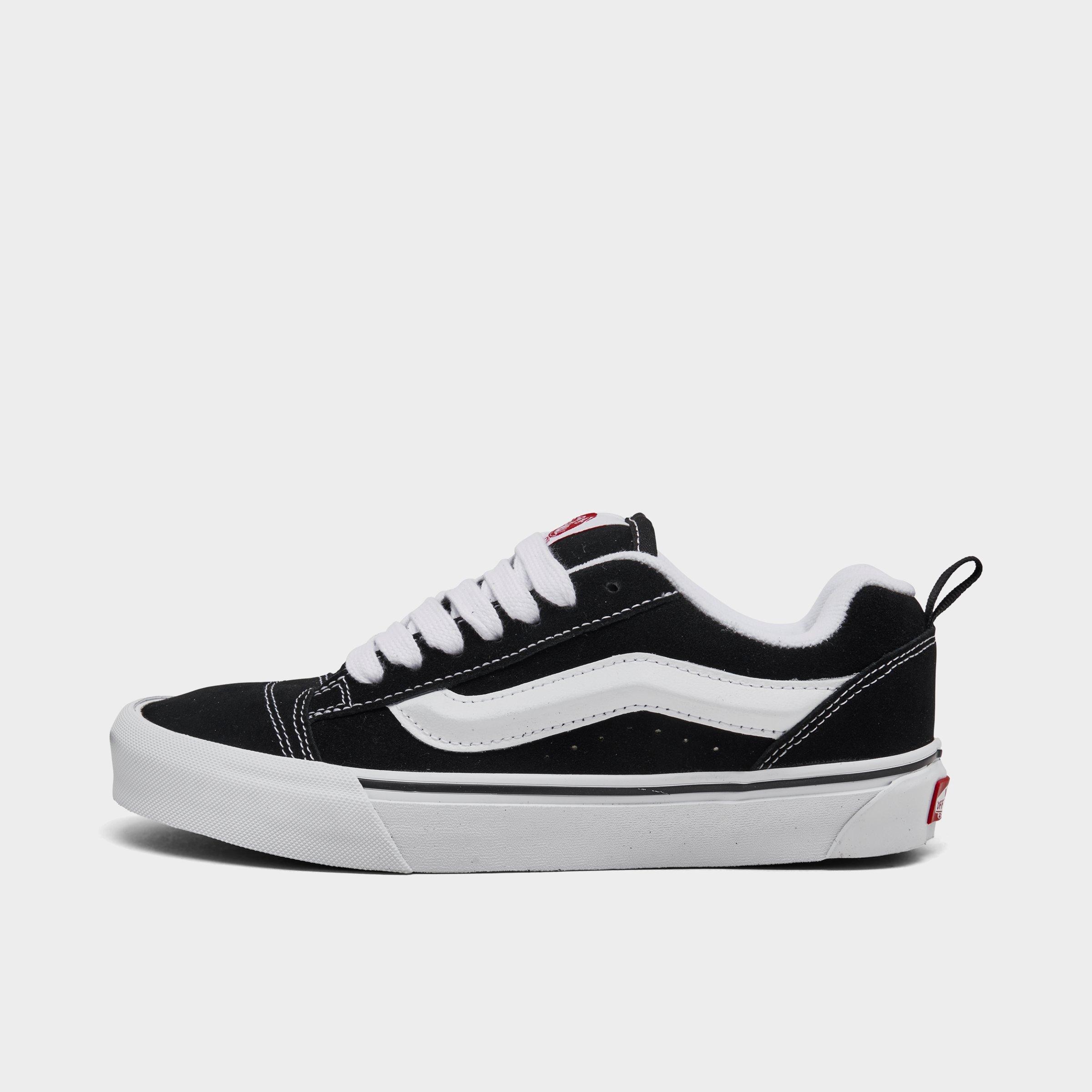 Vans Women's Knu Skool Casual Shoes in Black/White Size: 5.0
