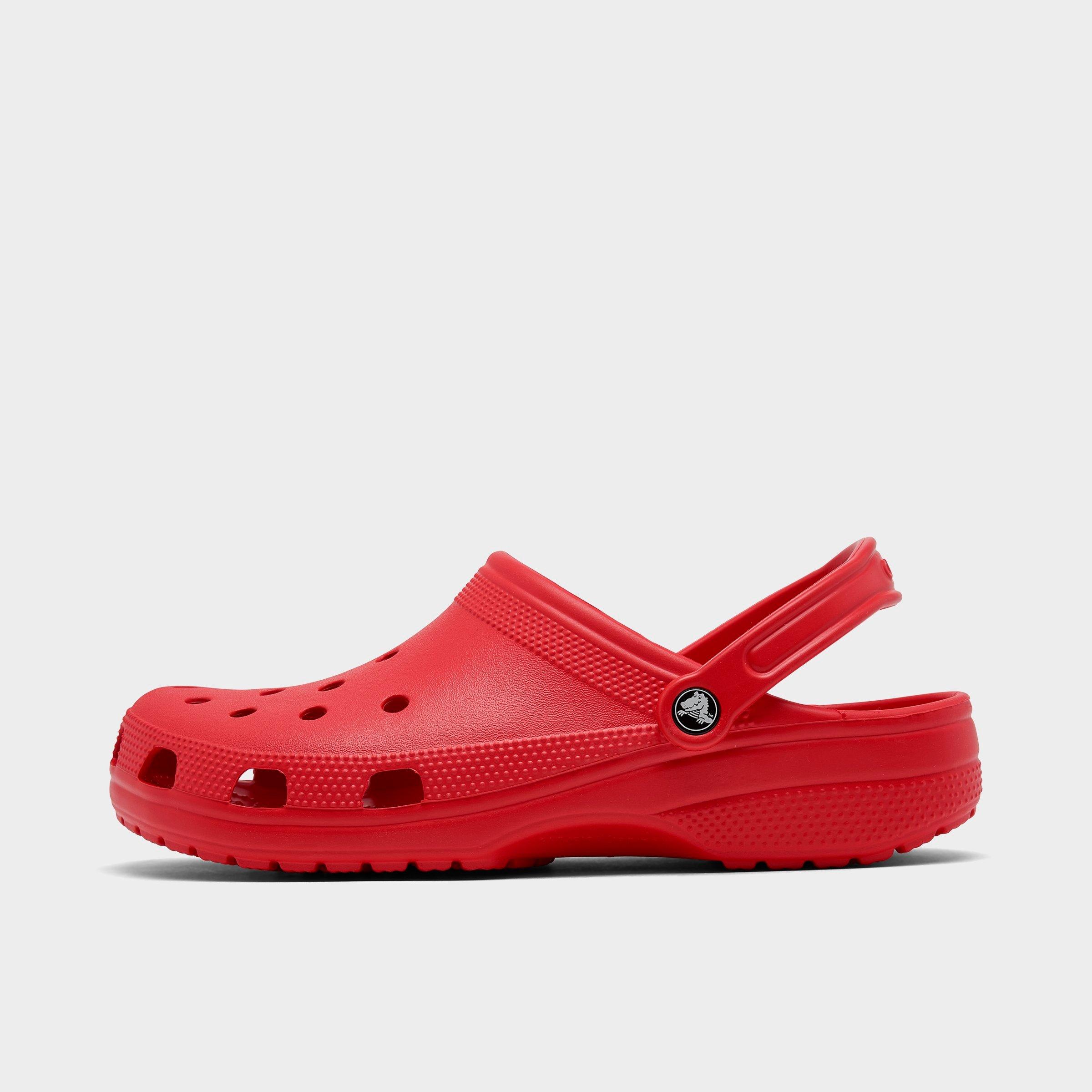 Crocs Classic Clog Shoes (Men's Sizing) in Varsity Red Size: 7.0