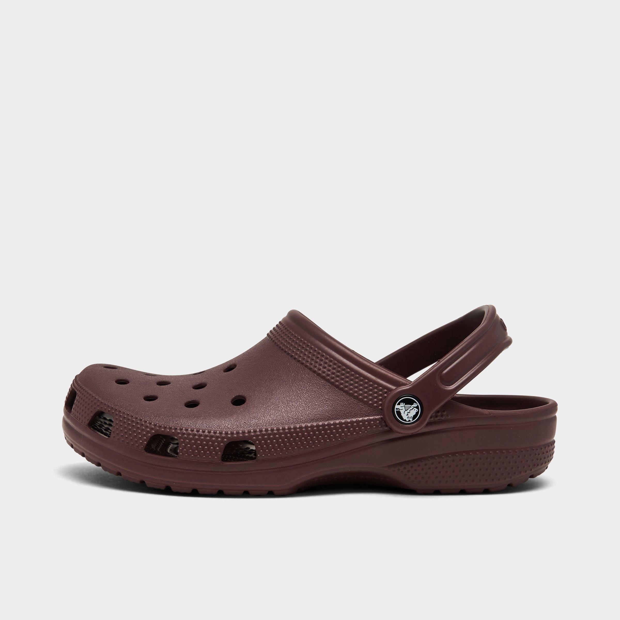 Crocs Unisex Classic Clog Shoes (men's Sizing) In Dark Cherry