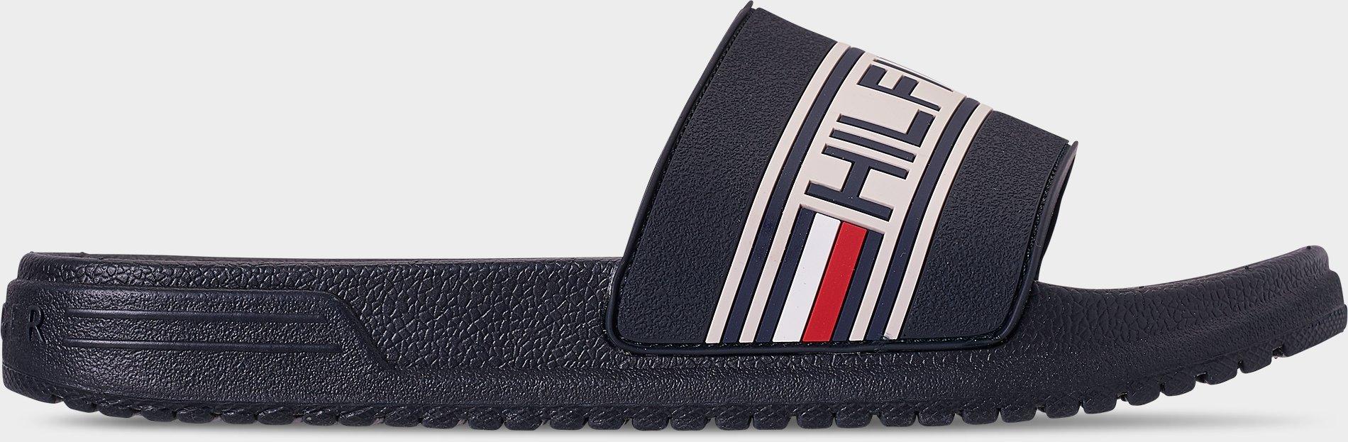 kids tommy hilfiger slides
