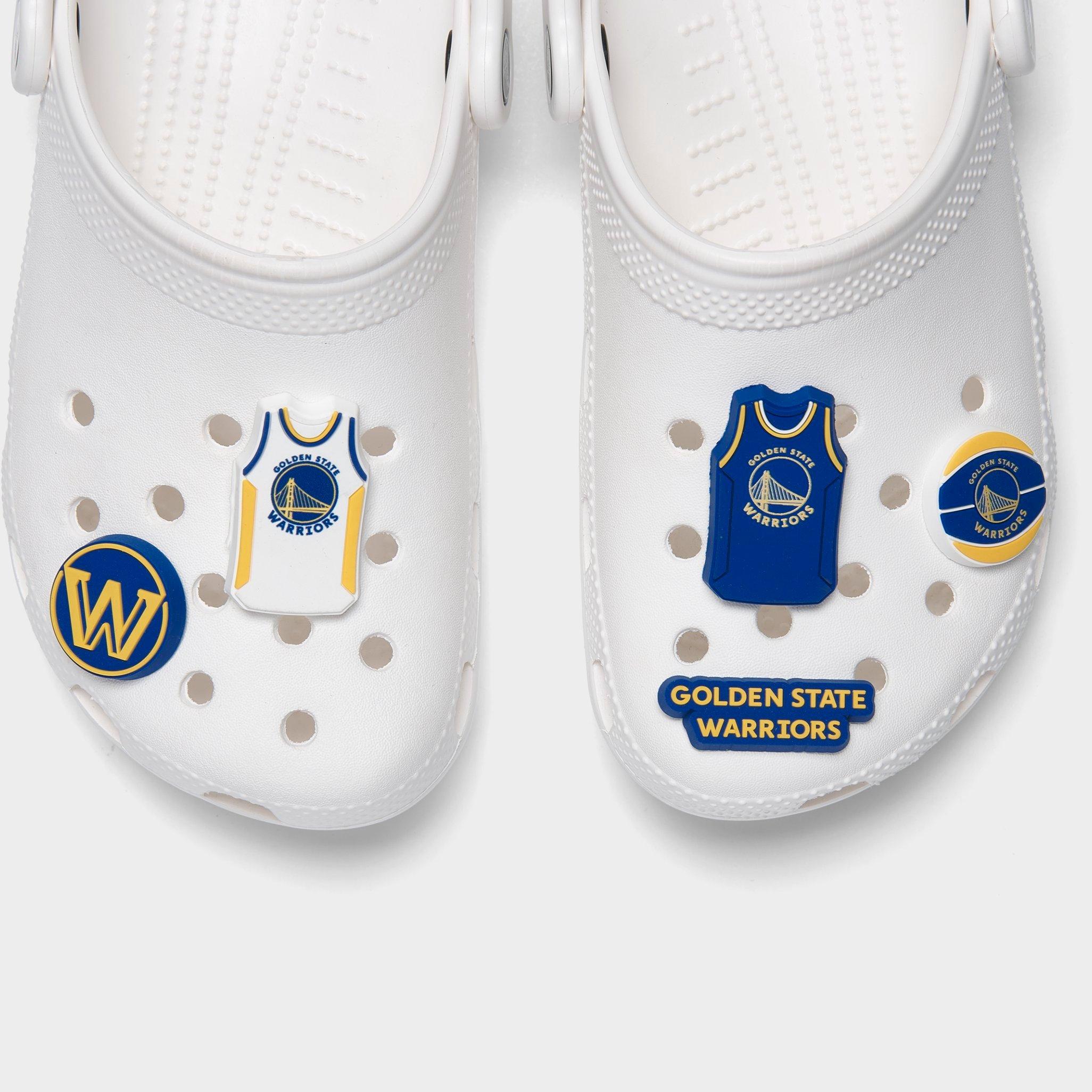 Crocs Jibbitz Golden State Warriors Nba Charms (5-pack) In Multi