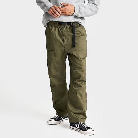 Shop Converse Men's Elevated Panel Pants In  Utility Olive
