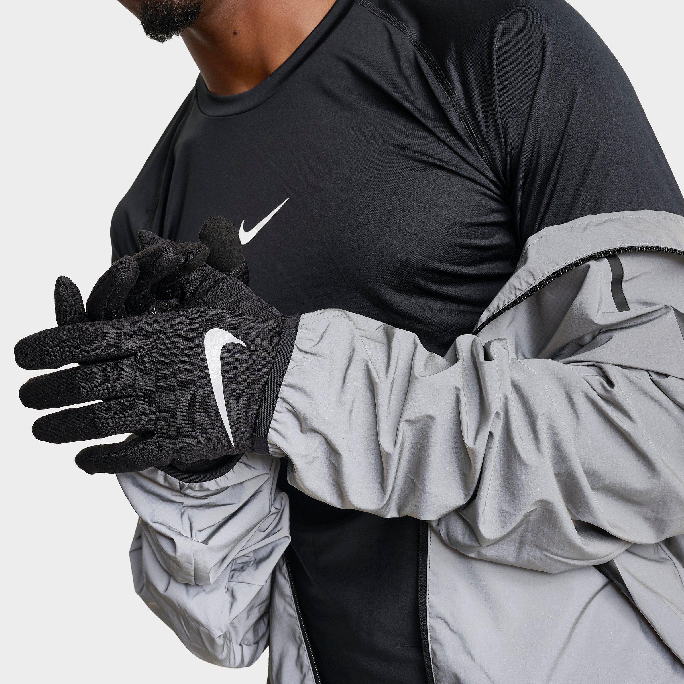 Nike Therma-FIT Sphere Running Gloves in Black Size: Medium