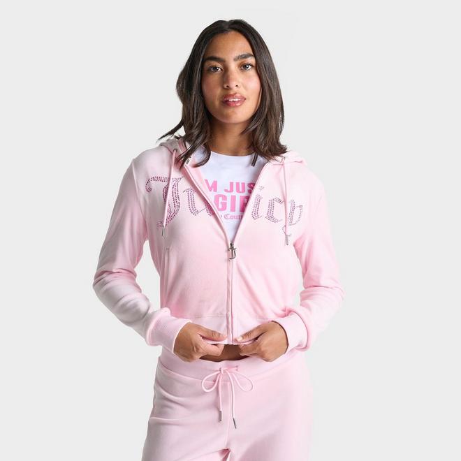Women's Juicy Couture Bling Front Hoodie