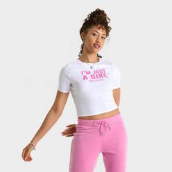 Women's Juicy Couture Graphic Baby T-Shirt | Finish Line