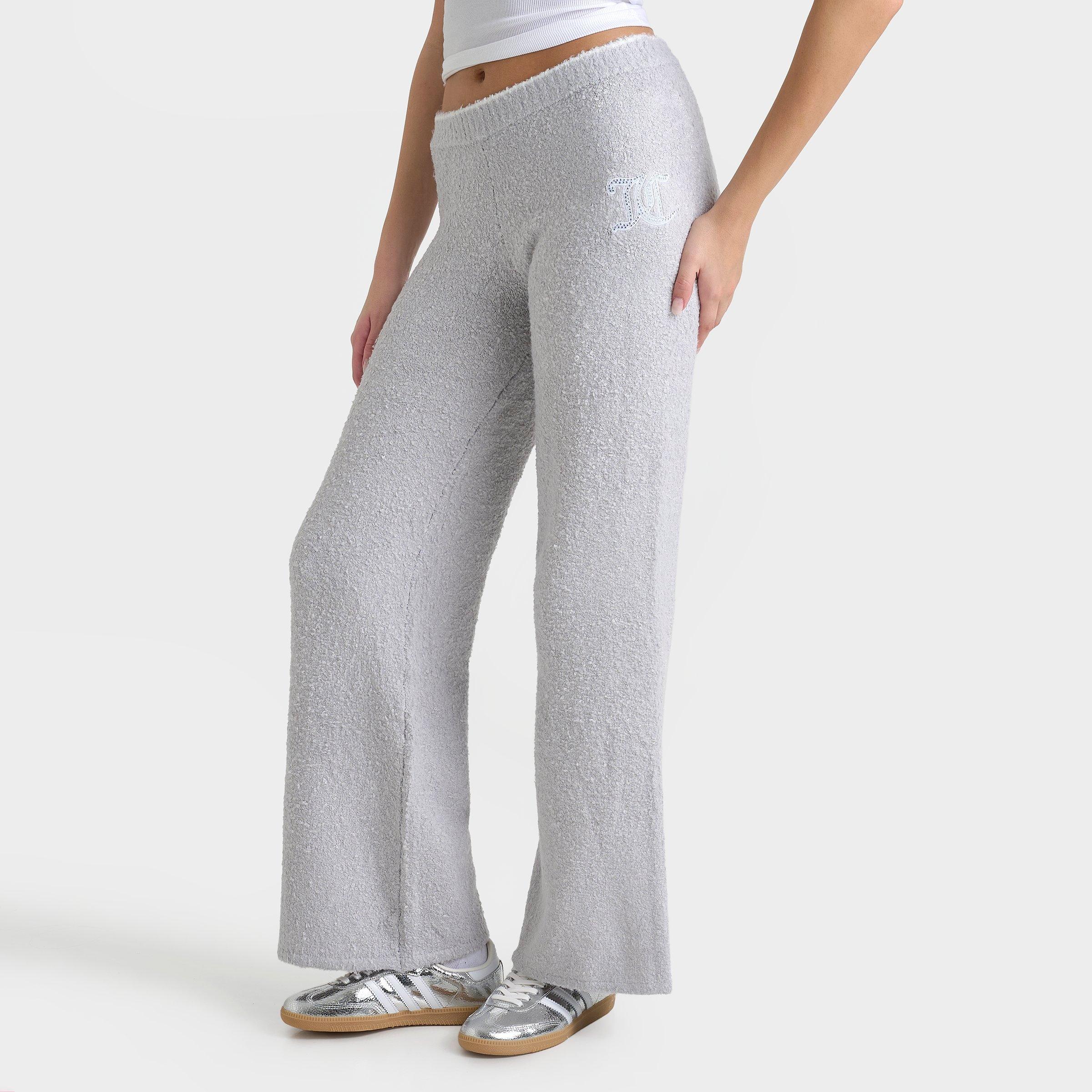 Juicy Couture Women's Knit Wide-leg Pants In Gray